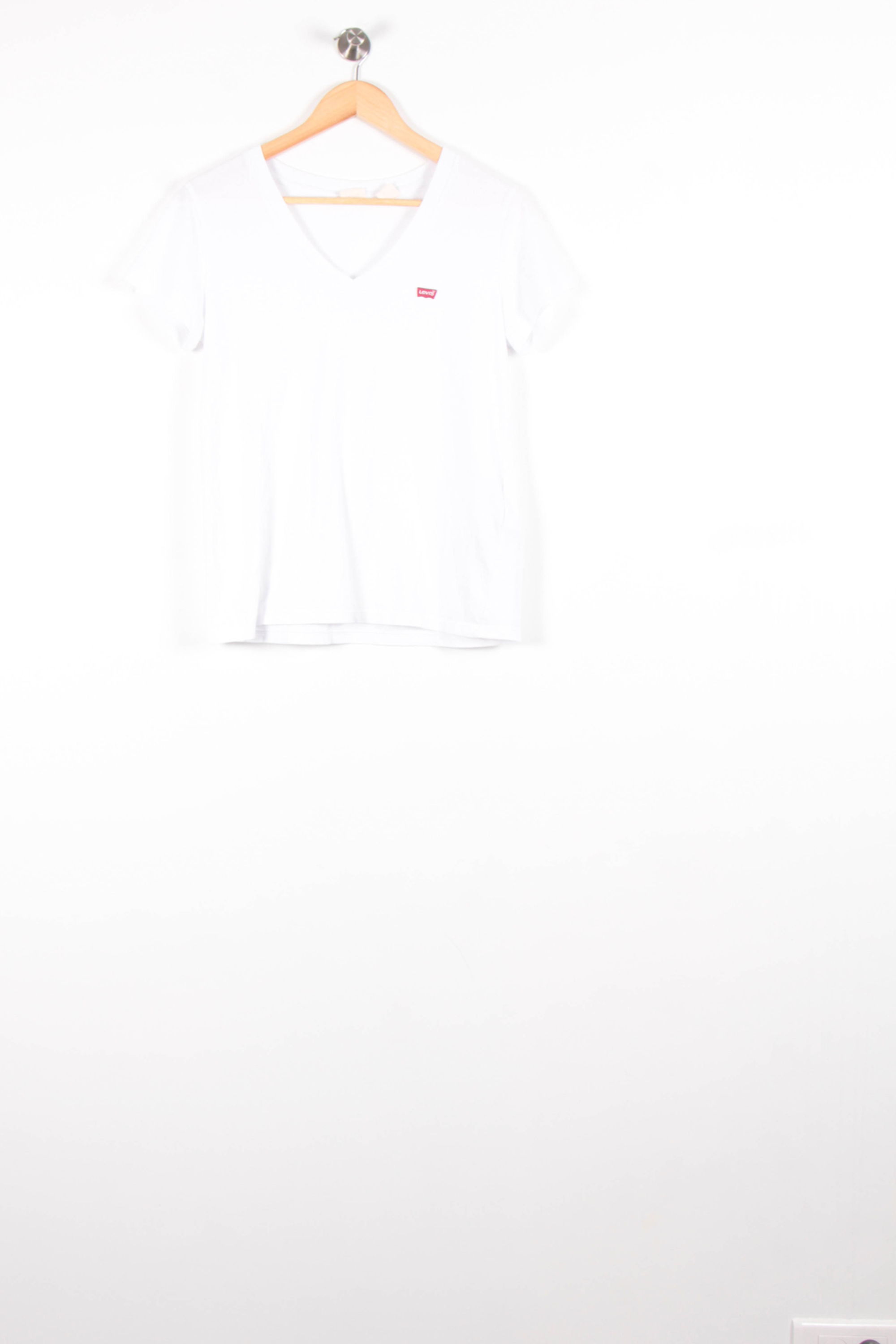 Tommy Badge T-shirt LEVI'S - Seconde main White