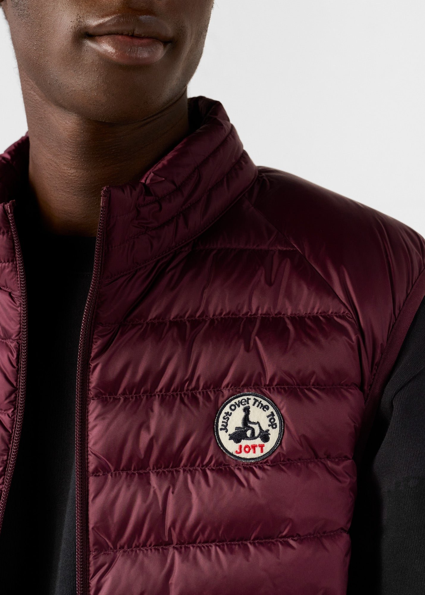 Sleeveless puffer jacket Tom JOTT Pink