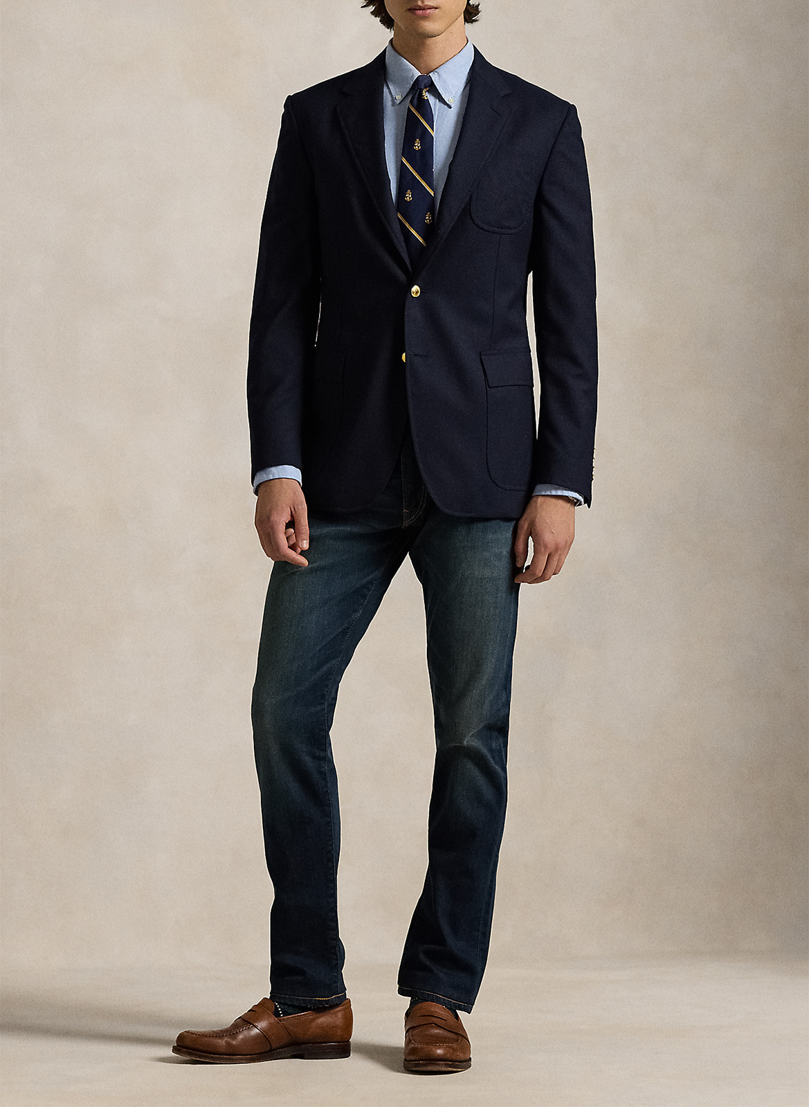 High-rise slim-fit jeans POLO RALPH LAUREN Blue