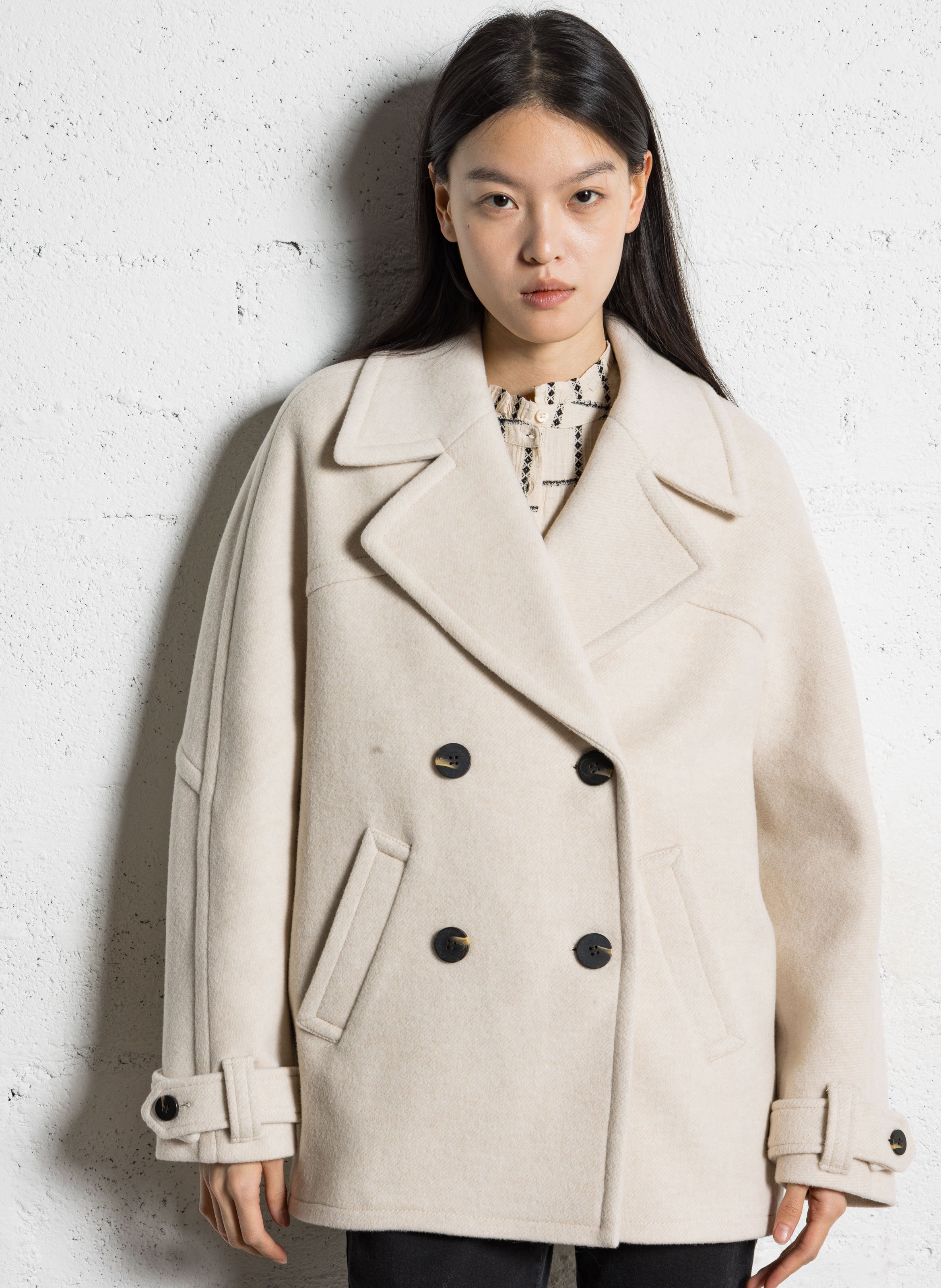 Coat MAISON 123 White