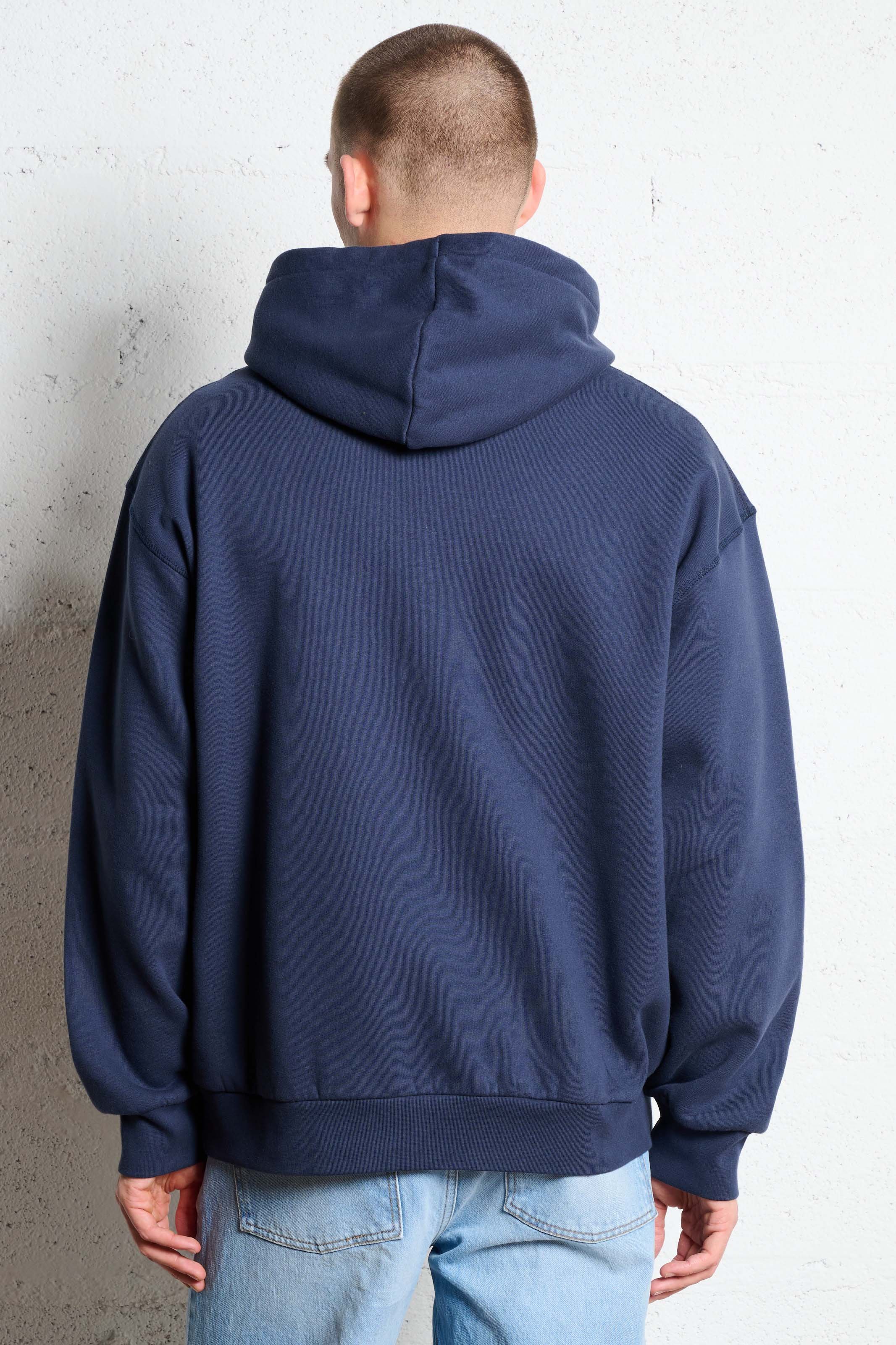 Sweat à capuche en coton mélangé CHEVIGNON Bleu