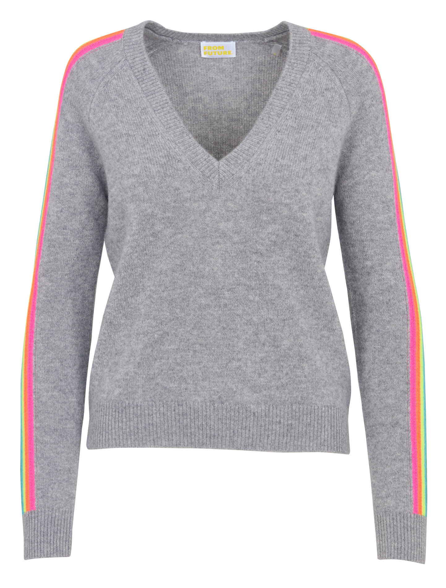 Kasjmier trui met V-hals FROM FUTURE