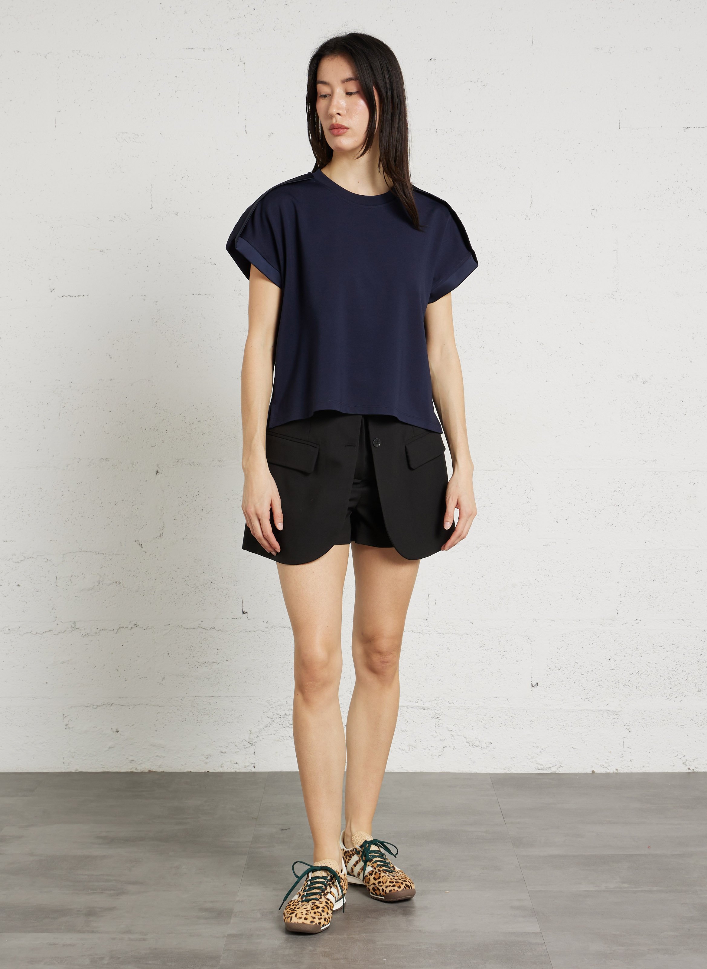 Straight-cut round-neck T-shirt IMPERIAL Blue