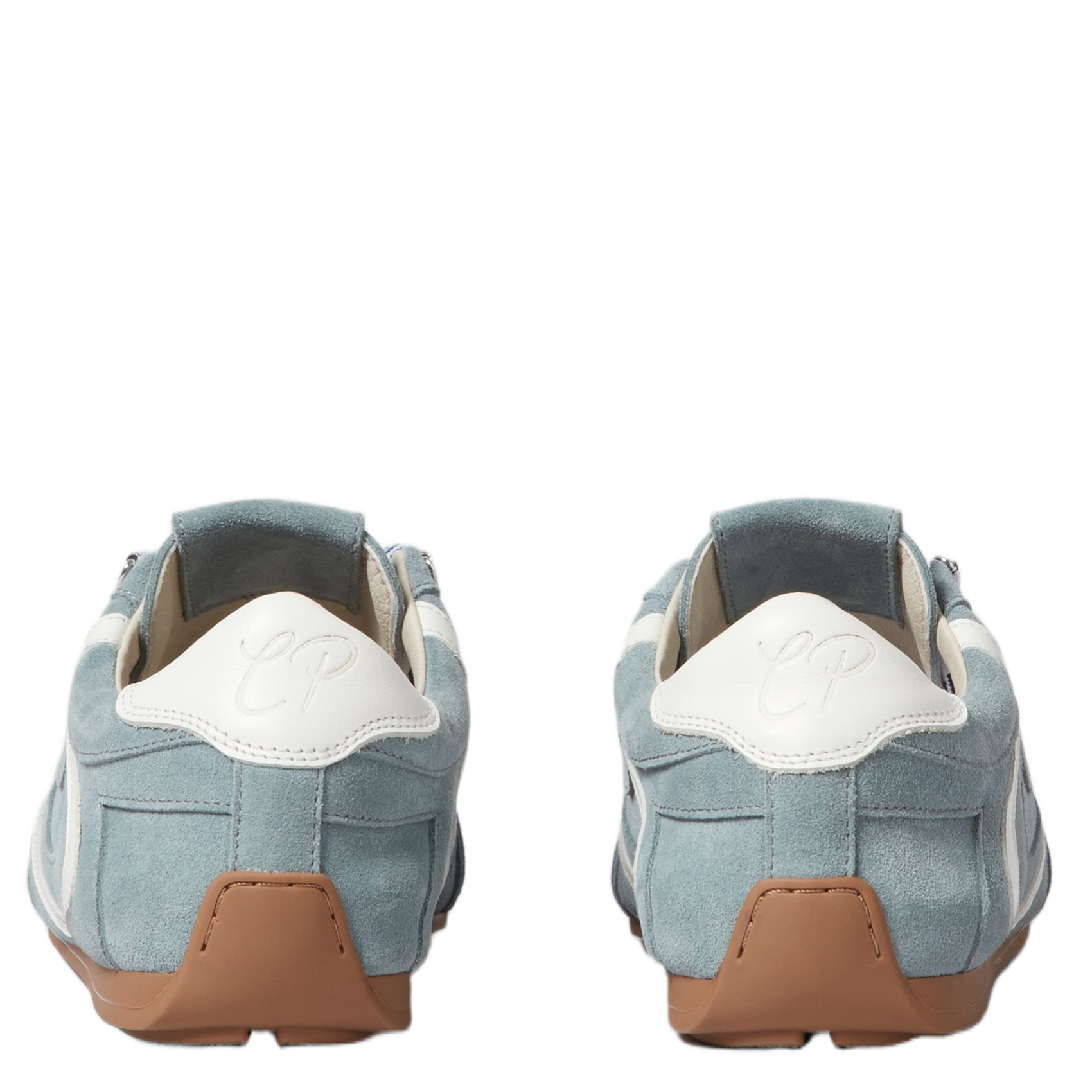 Baskets basses en cuir velours CLAUDIE PIERLOT Bleu