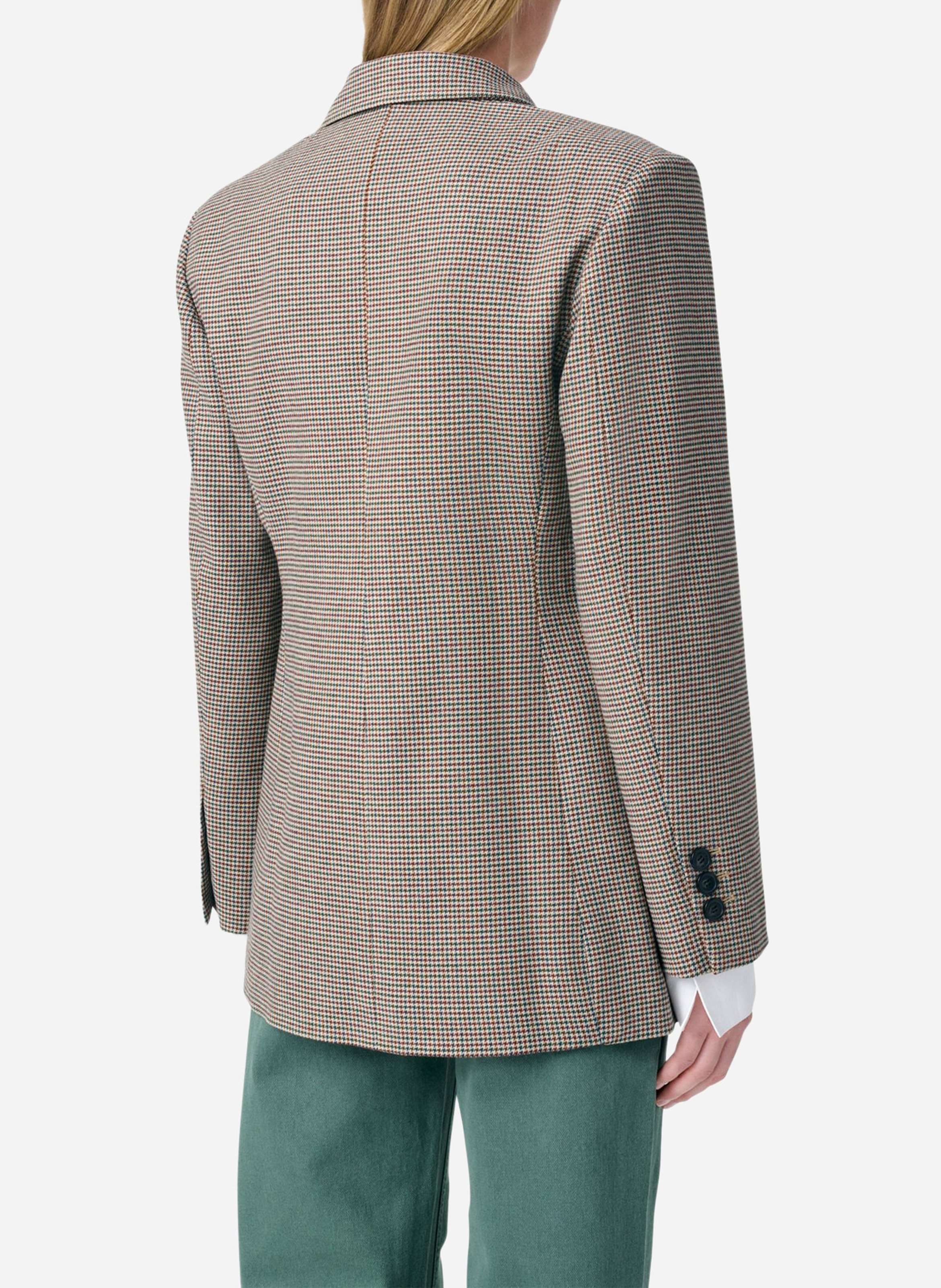 Veste tailleur droite à motif VANESSA BRUNO Multicolore