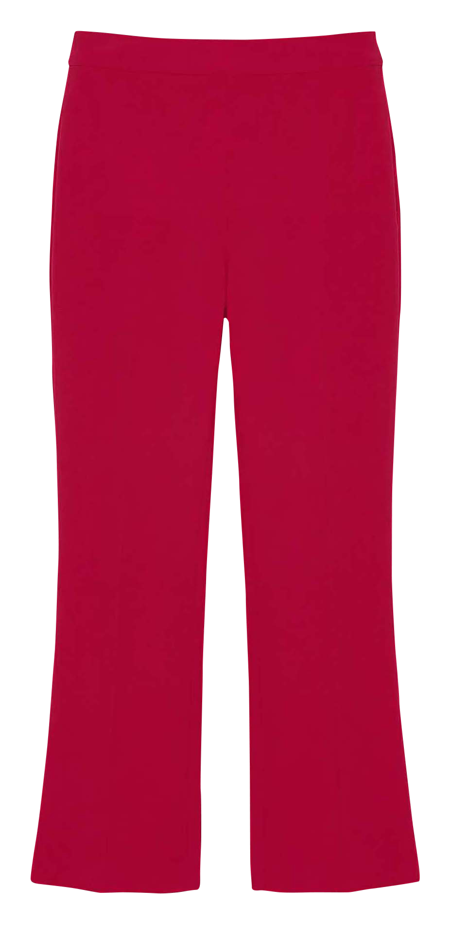 Wijde 7/8 broek van canvas TARA JARMON Rood