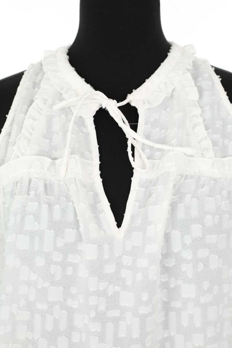 Top sans manche IRO - Seconde Main Blanc