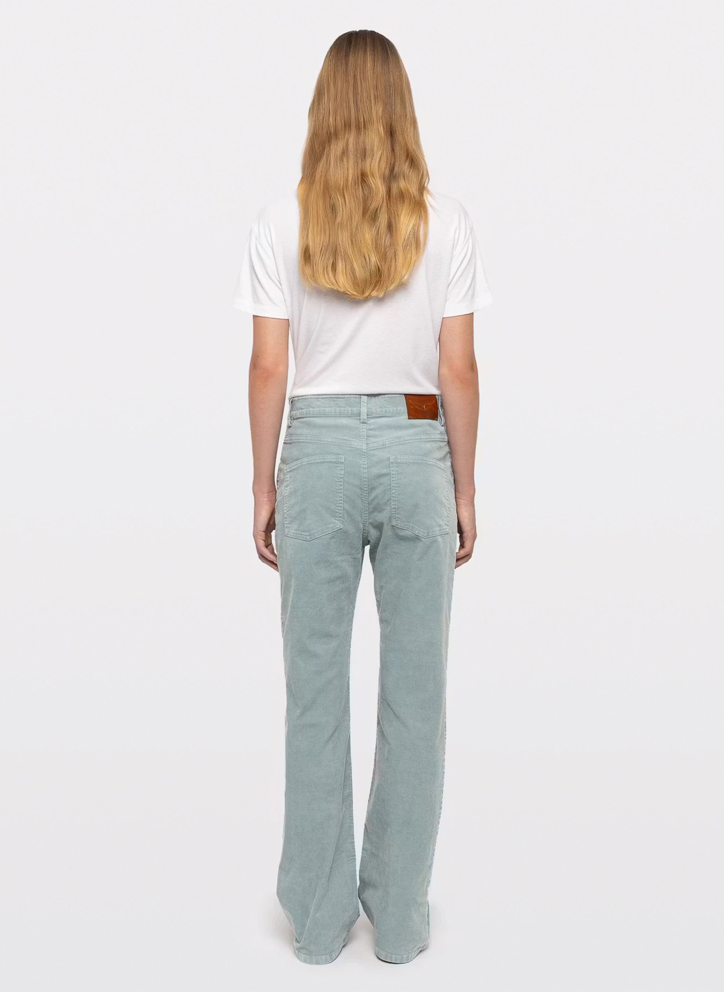 Plain high-waisted straight-cut pants ZADIG&VOLTAIRE Blue