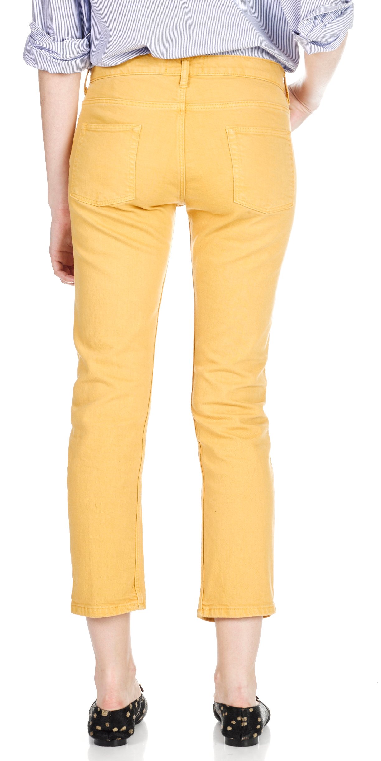 Jean cropped droit SWILDENS Jaune