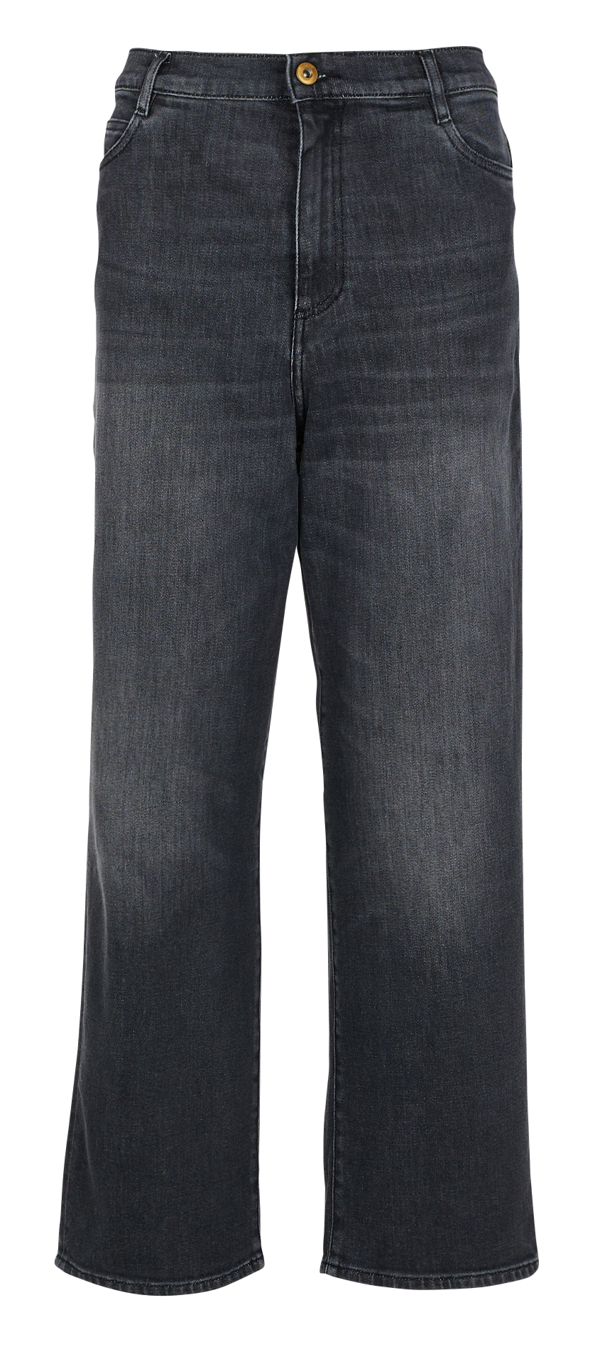 Jean droit taille haute en coton SESSUN Noir