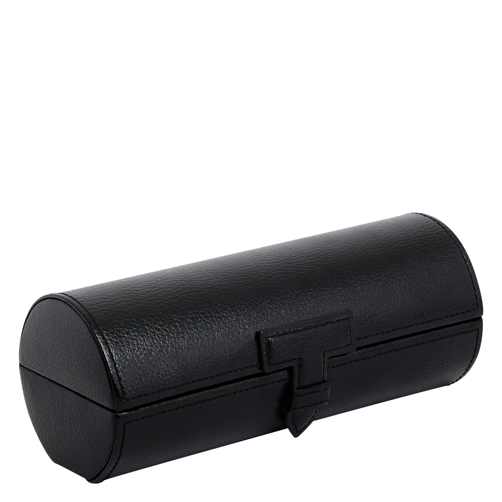 Leren horloge-etui LE TANNEUR Zwart