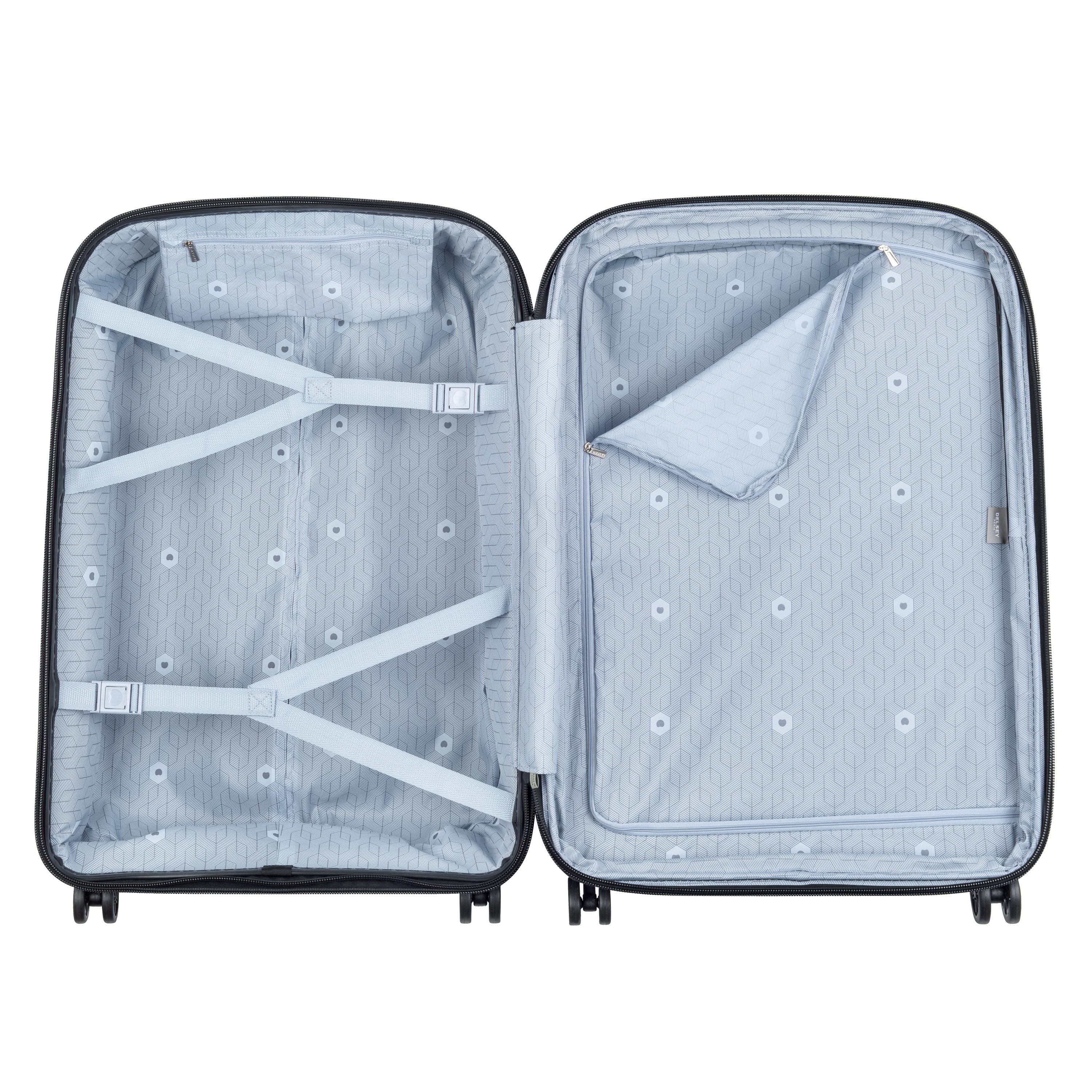 Rigid hold suitcase DELSEY PARIS Blue