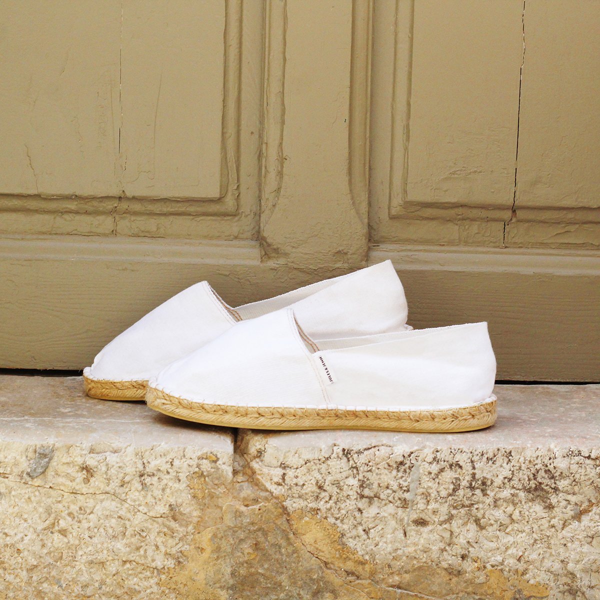 Cotton canvas espadrilles JULES & JENN White