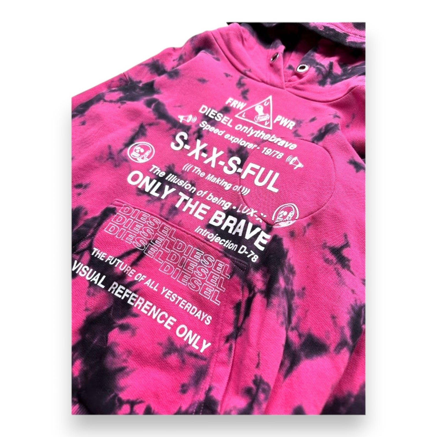 Pink Kids Sweatshirt - 8 years DIESEL  - Seconde Main Pink