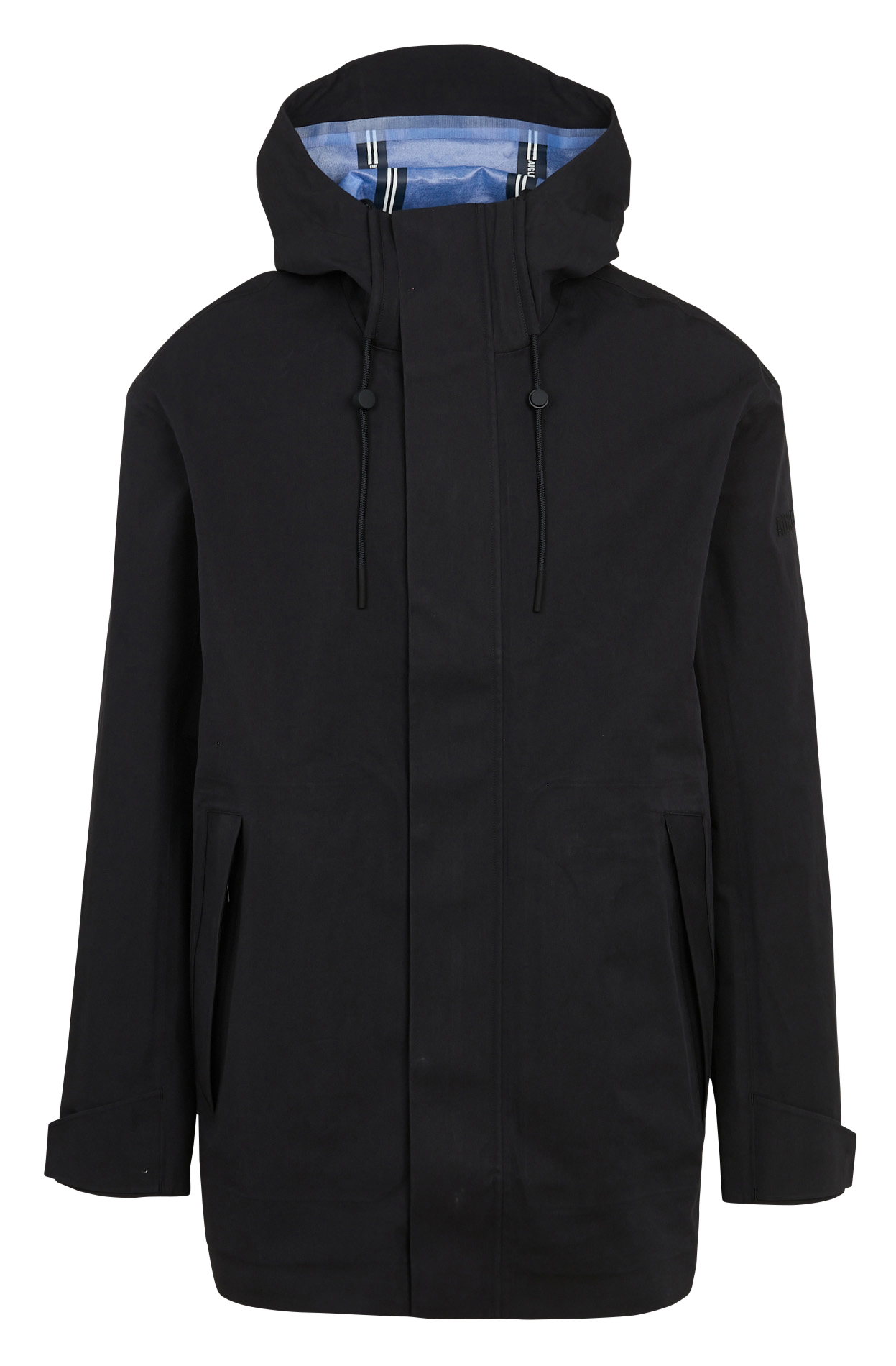 Parka à capuche en coton mélangé AIGLE Noir