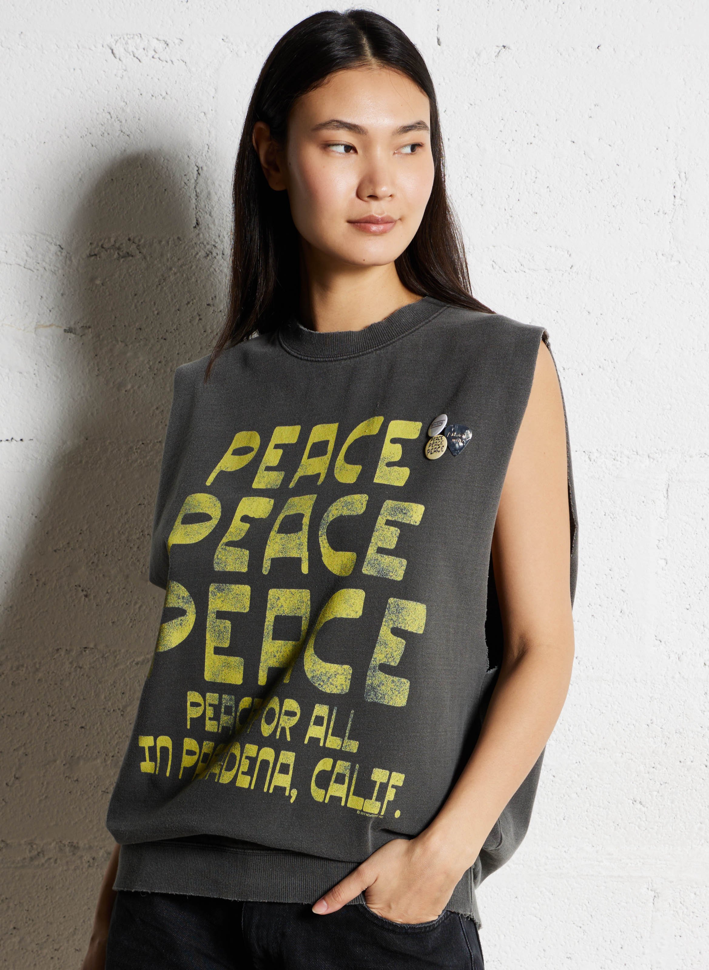 Basic cotton-mix T-shirt NEWTONE Grey