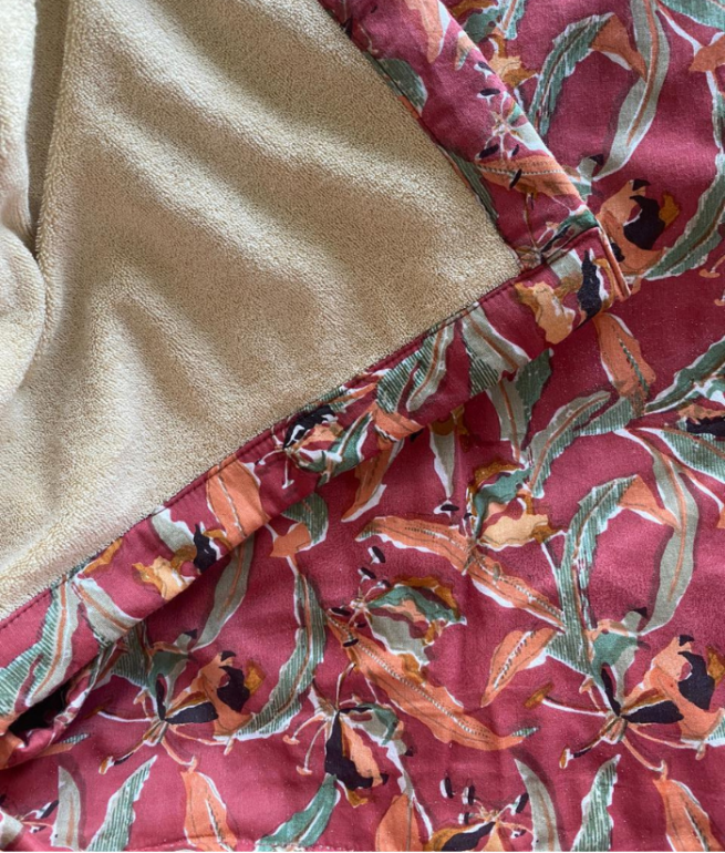 Fouta de plage BINDI ATELIER Orange