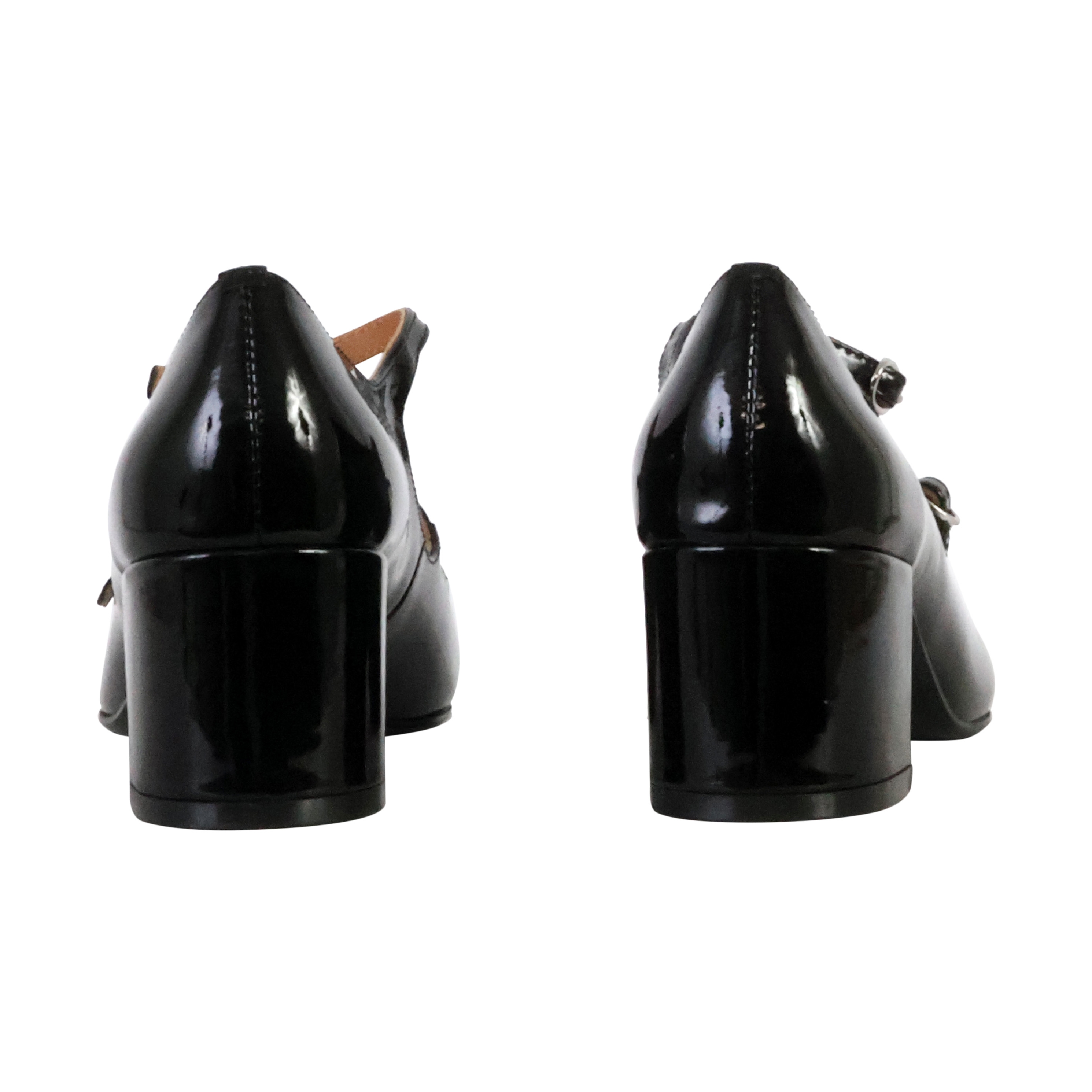 Peony leather heeled ballet flats EMILIE KARSTON Silver