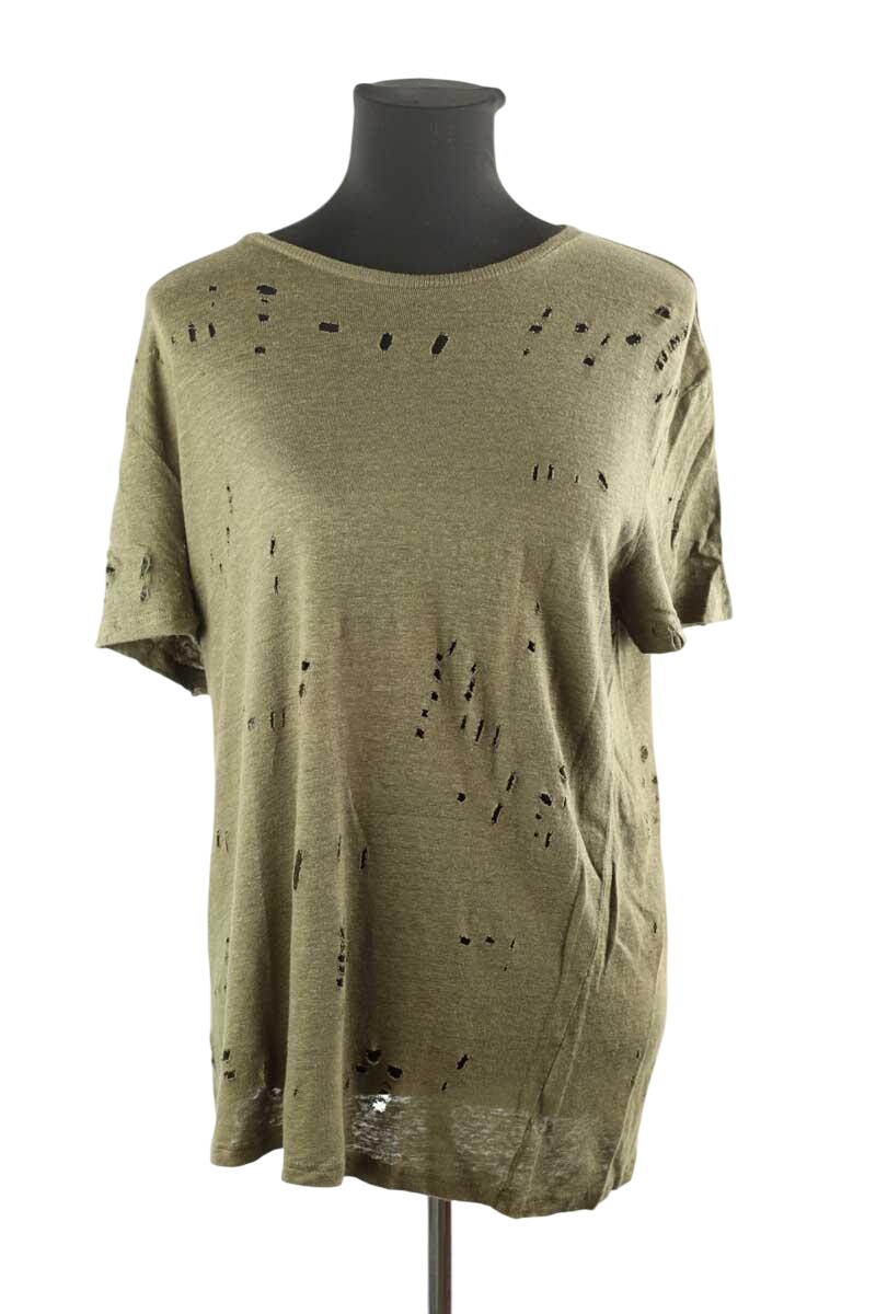 Cotton T-shirt IRO - Seconde Main Khaki