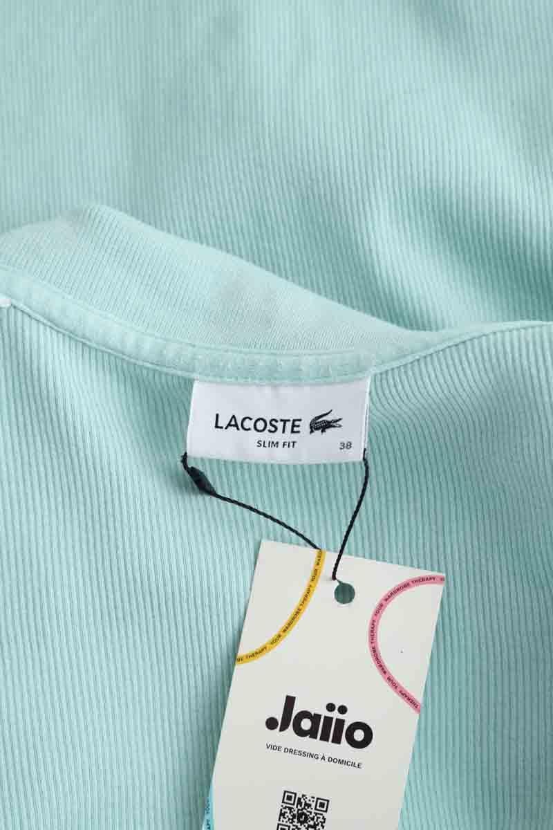 Cotton polo shirt LACOSTE - SECONDE MAIN Blue