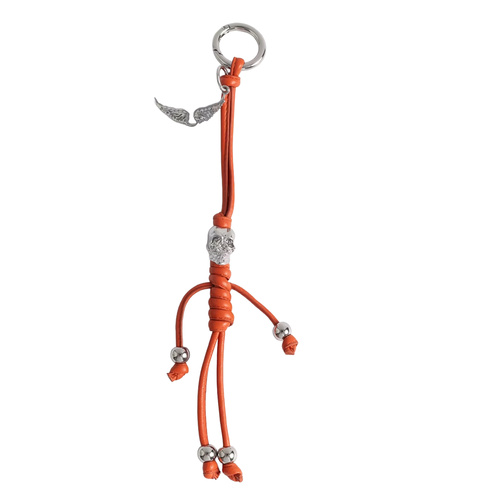 Zizi - Schlüsselanhänger aus Leder ZADIG&VOLTAIRE Orange