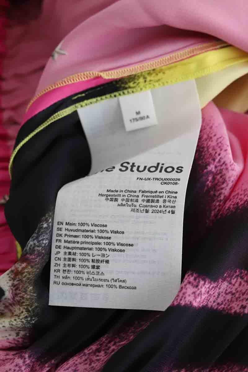 Wide trousers ACNE STUDIOS - Seconde Main Pink