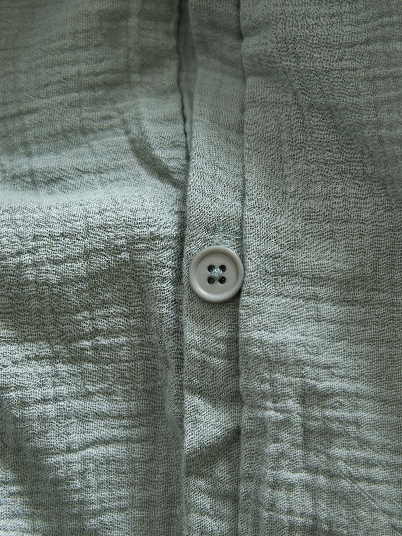 “Waffle” cotton gauze children’s pillowcase CYRILLUS Green