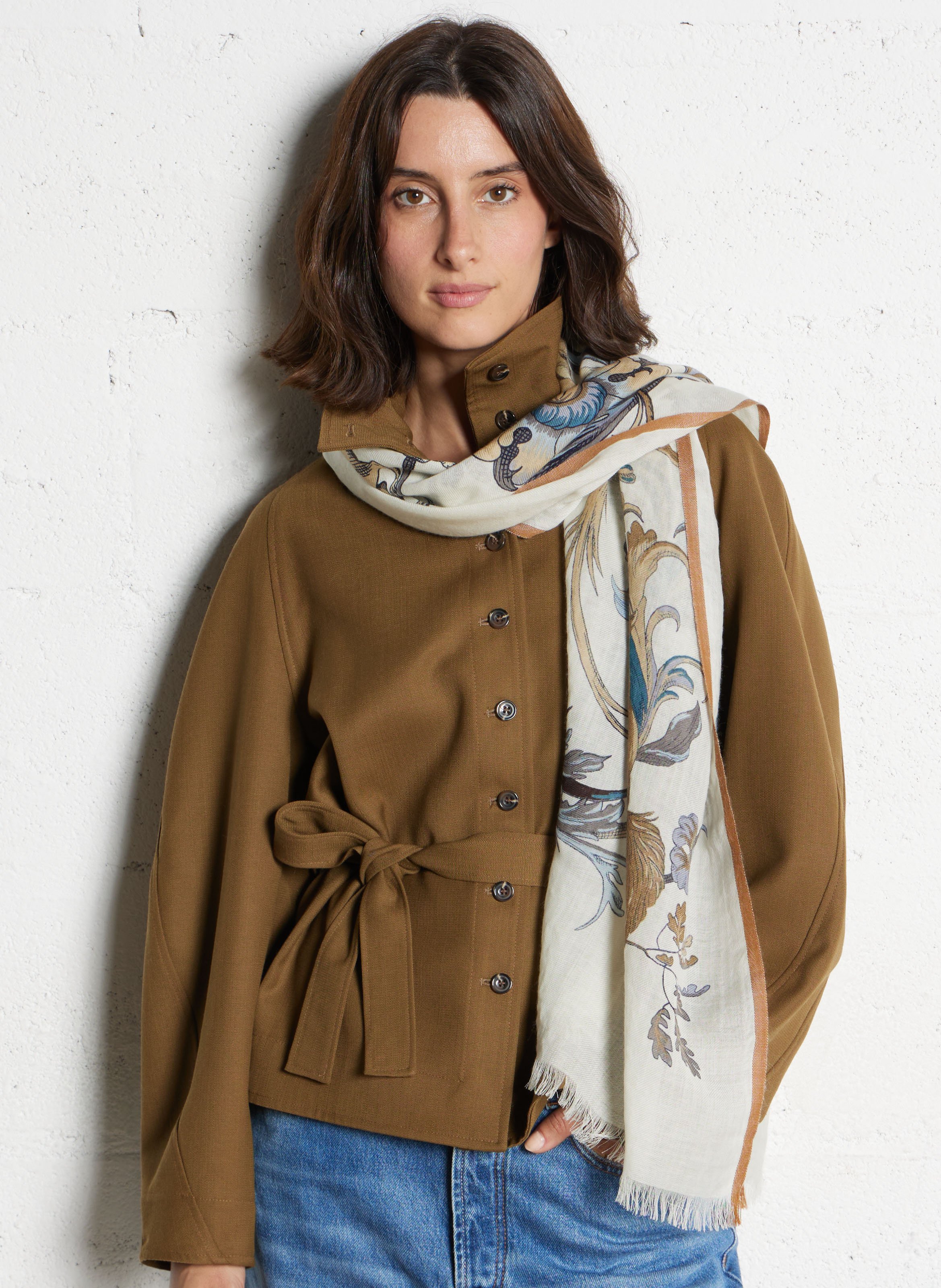 Floaty wool scarf INOUI EDITIONS