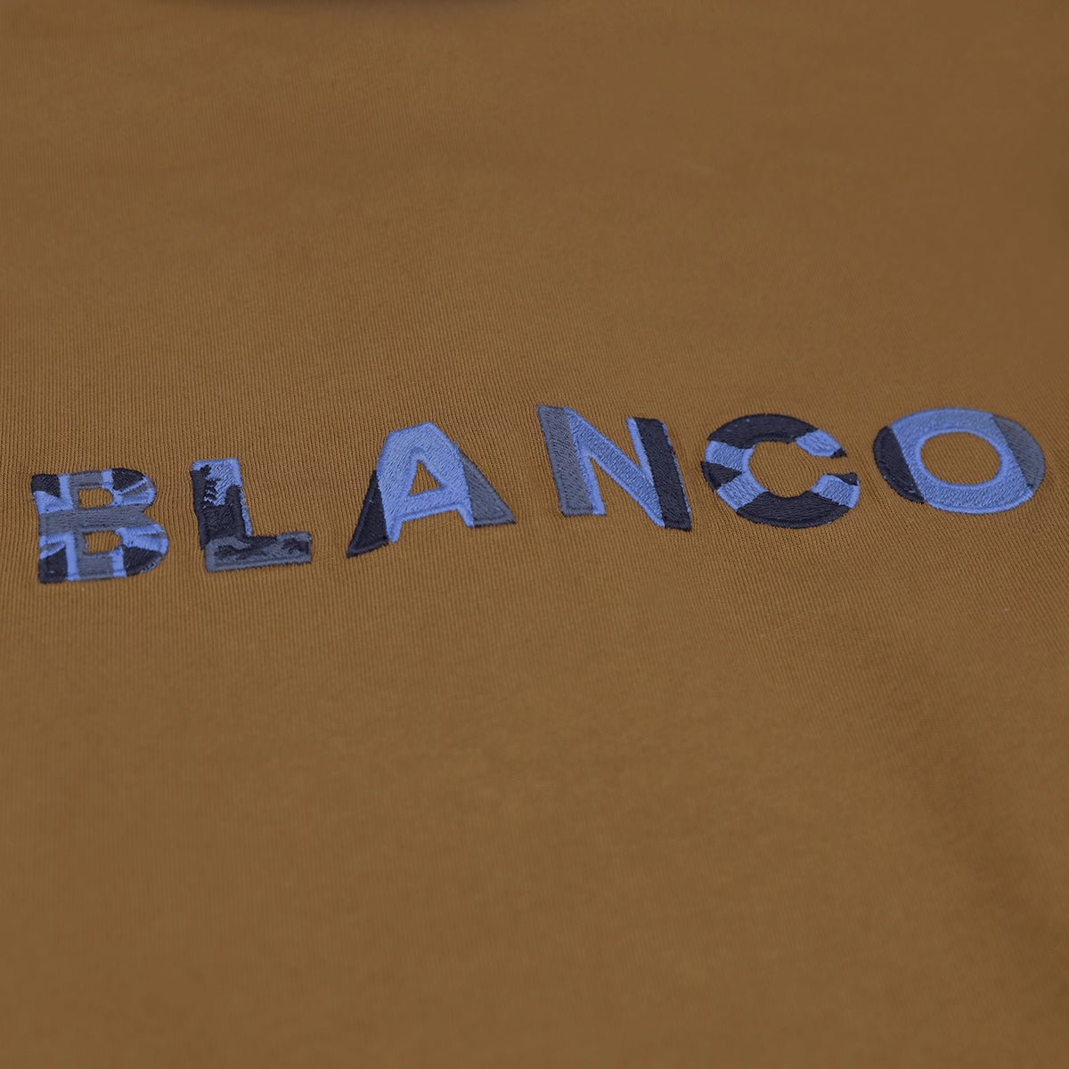 Long-sleeved embroidered rugby jersey - back SERGE BLANCO Brown