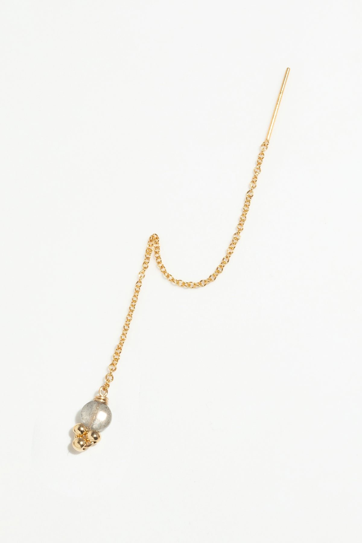 Gaïa multi-position ear jewelry - labradorite YAY Golden