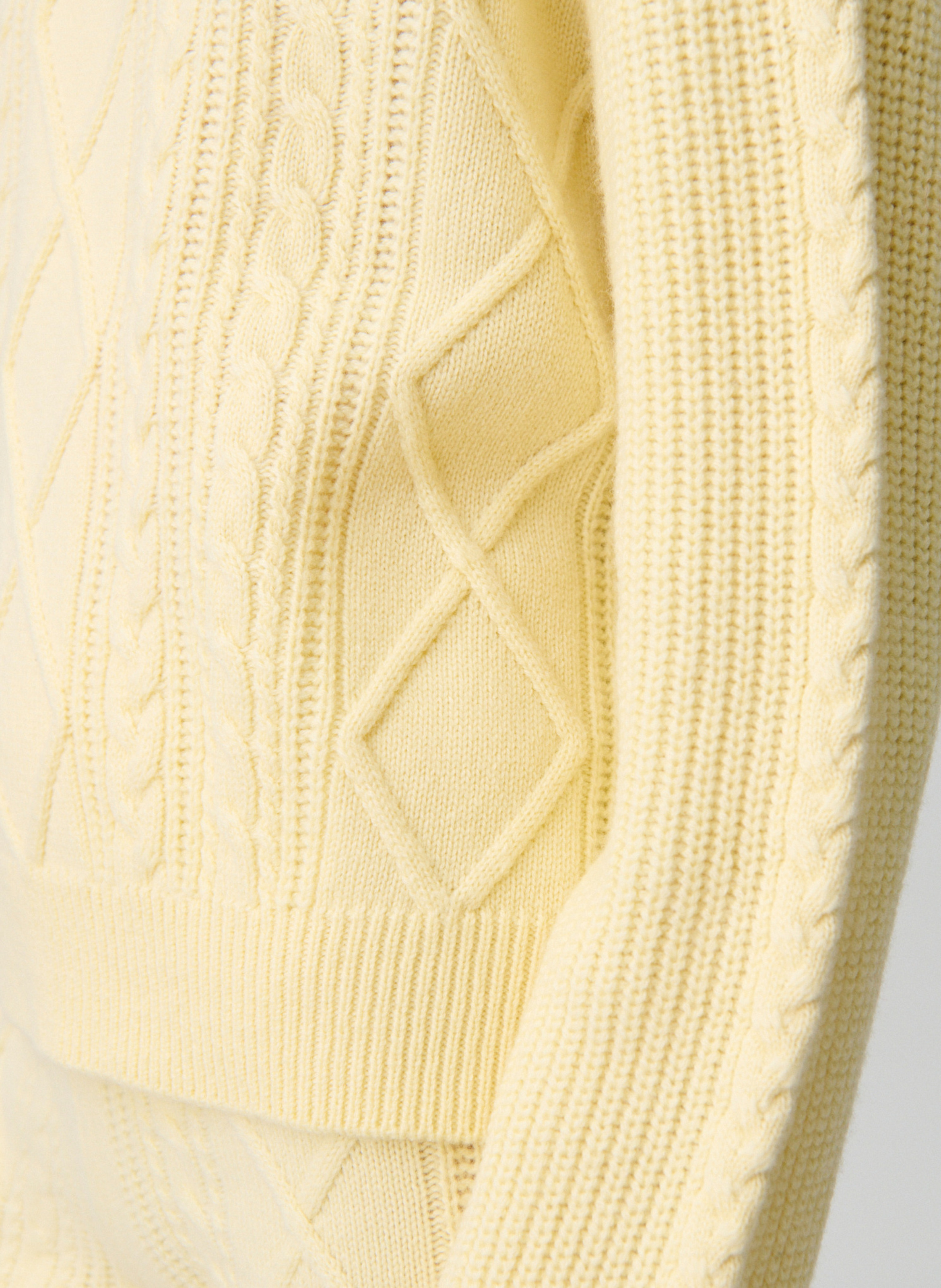 Pull col rond en laine mélangée  CLAUDIE PIERLOT Jaune