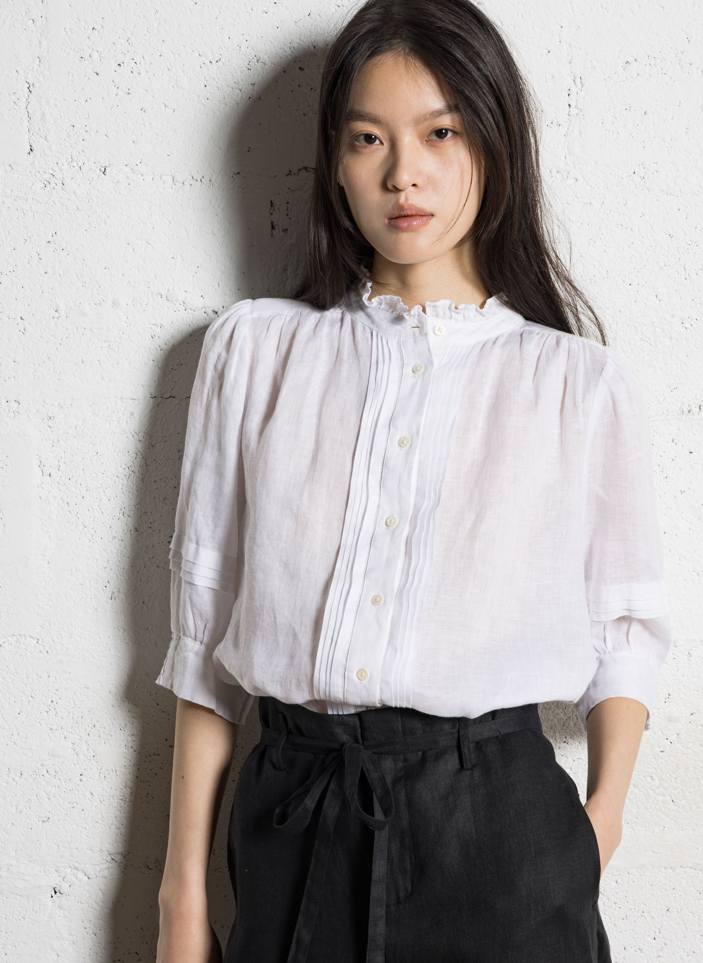 Oversized linen shirt JC SOPHIE White