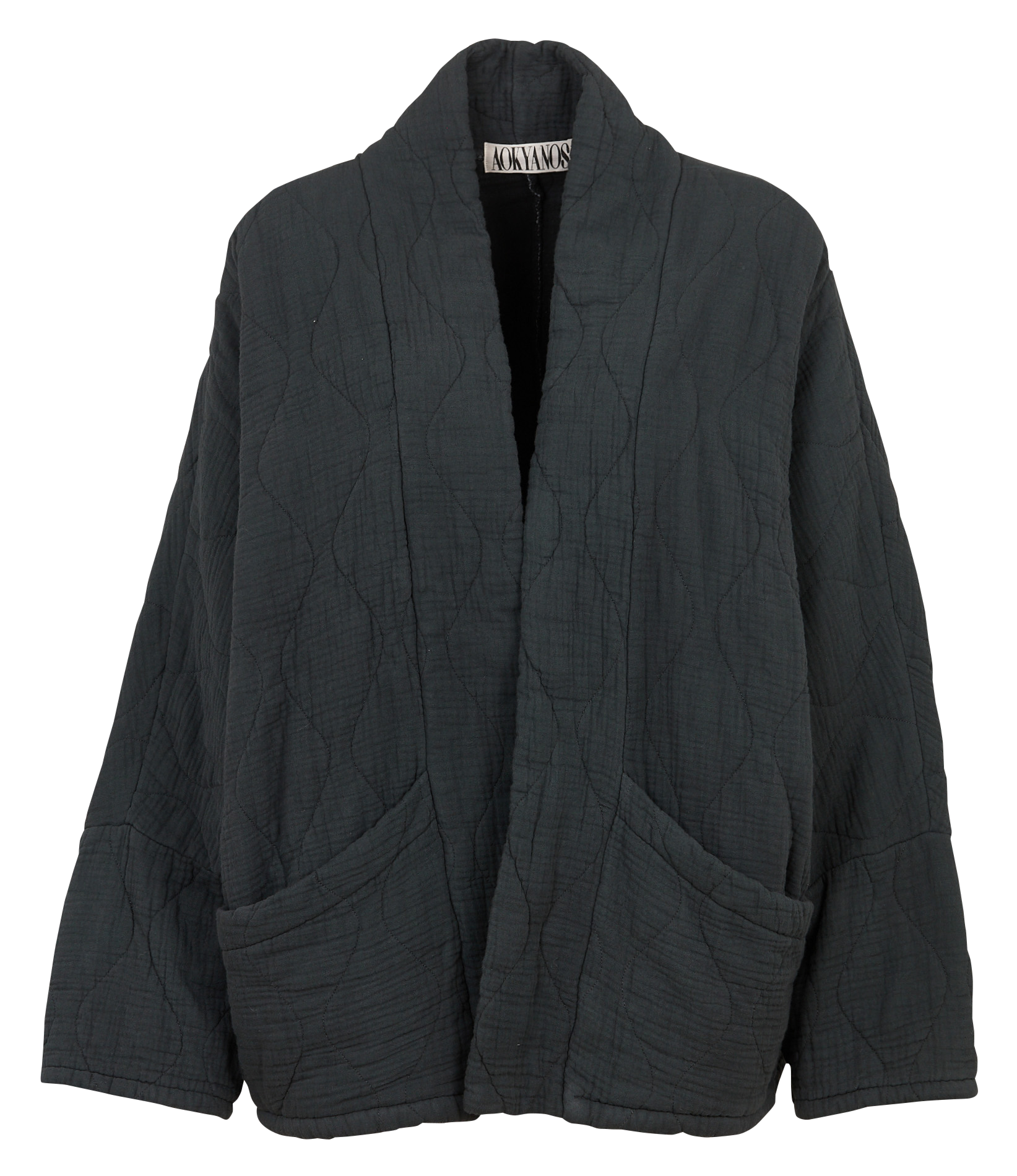 Oversize Steppjacke aus Baumwolle AOKYANOS Grau