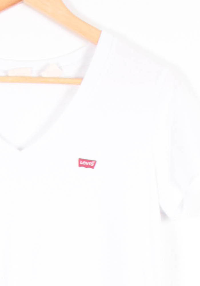 Tommy Badge T-shirt LEVI'S - Seconde main White