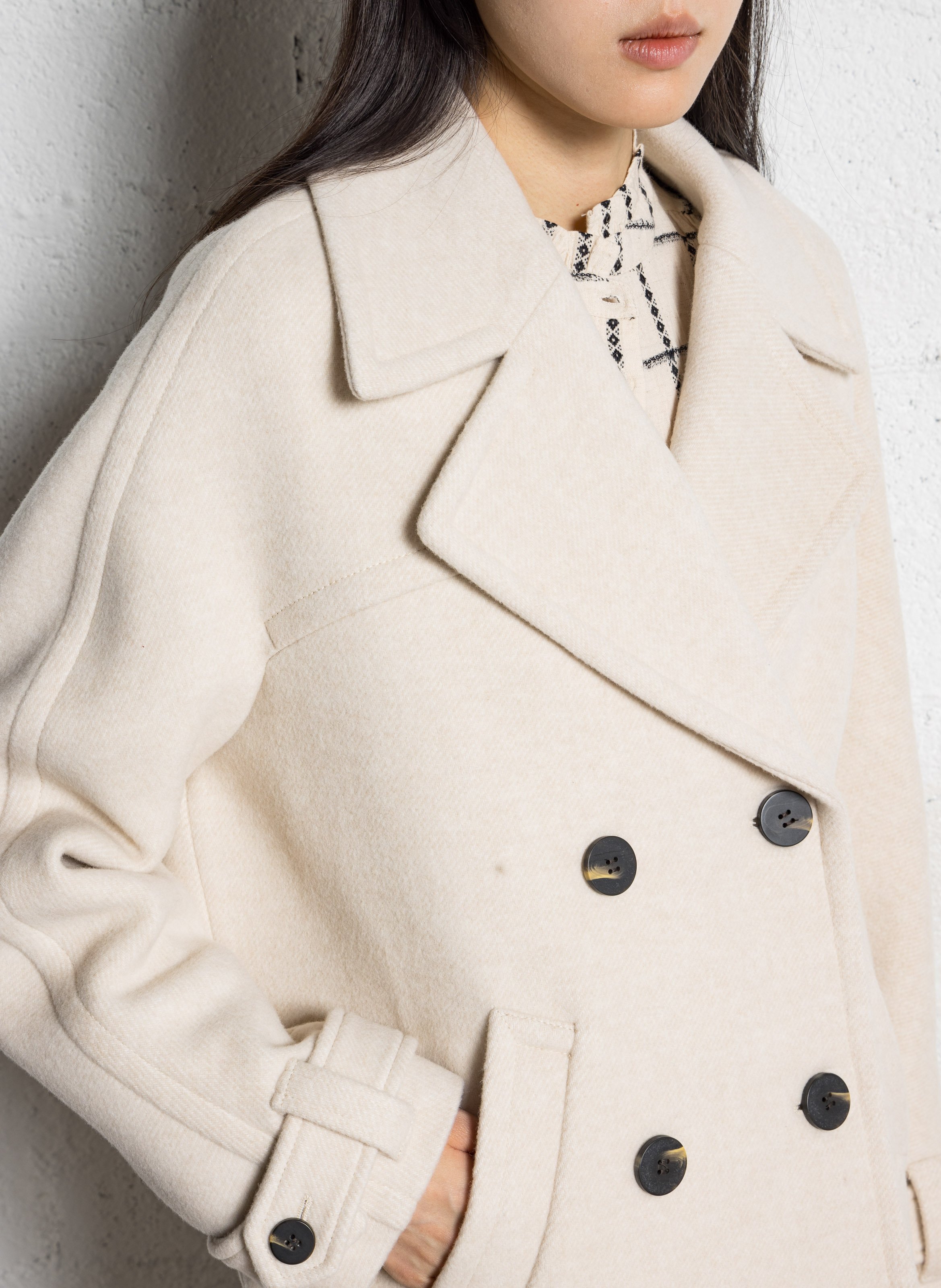 Coat MAISON 123 White