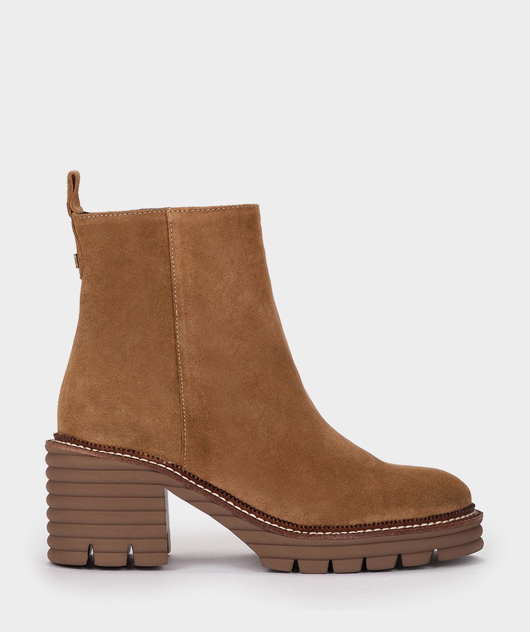 Brown suede ankle boots with platform PEDRO MIRALLES Brown