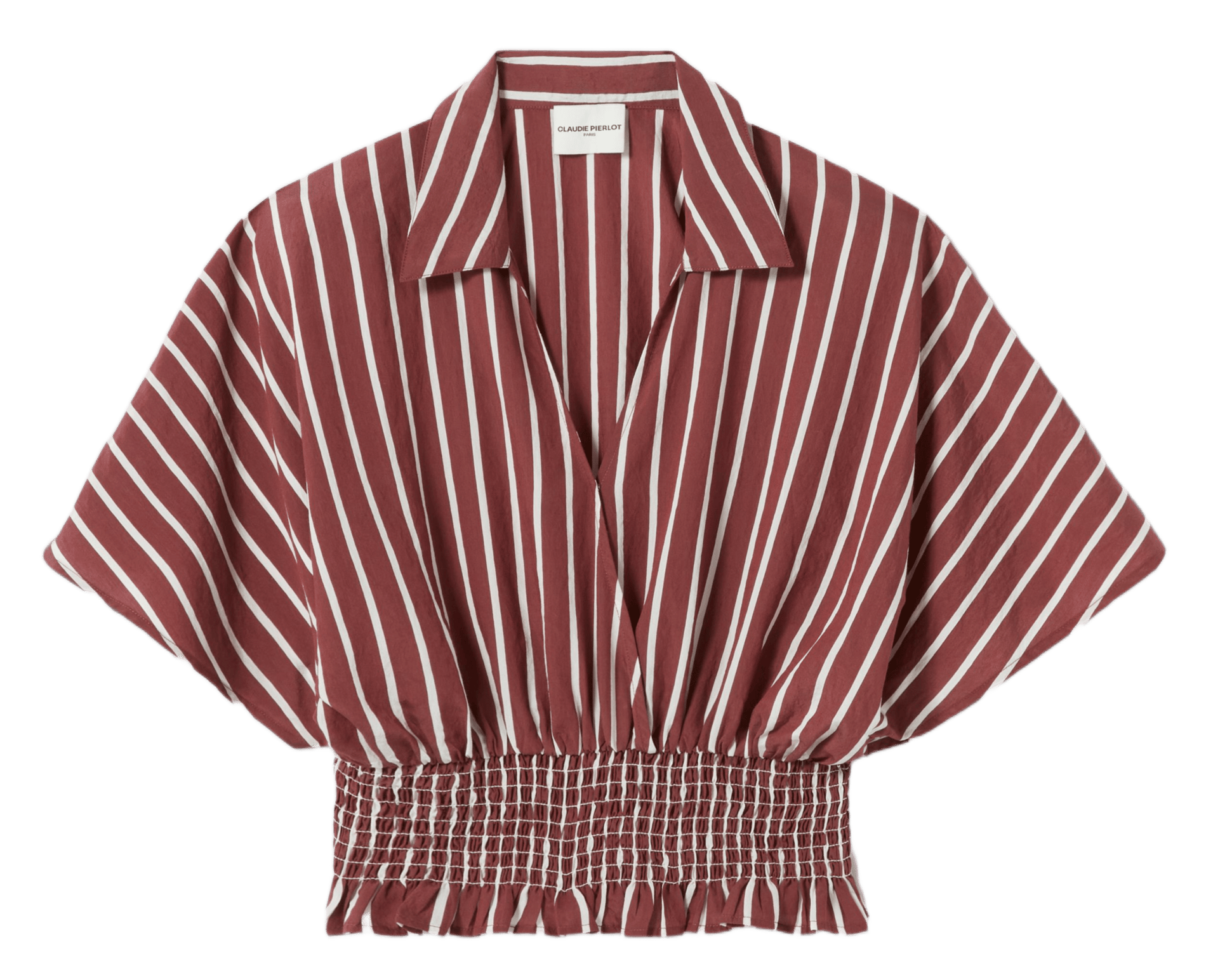 Gestreepte crop top CLAUDIE PIERLOT Veelkleurig