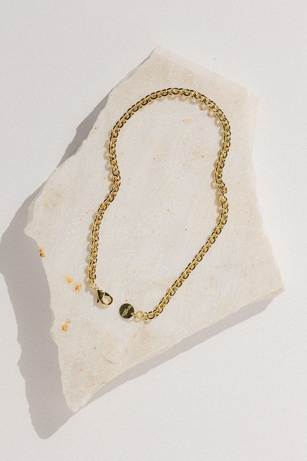 Maxi silver-plated necklace Golden