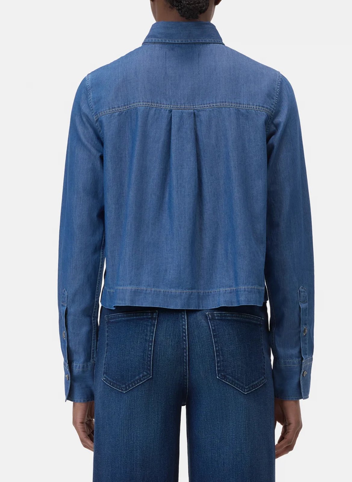 Chemise col classique en coton CLOSED Bleu