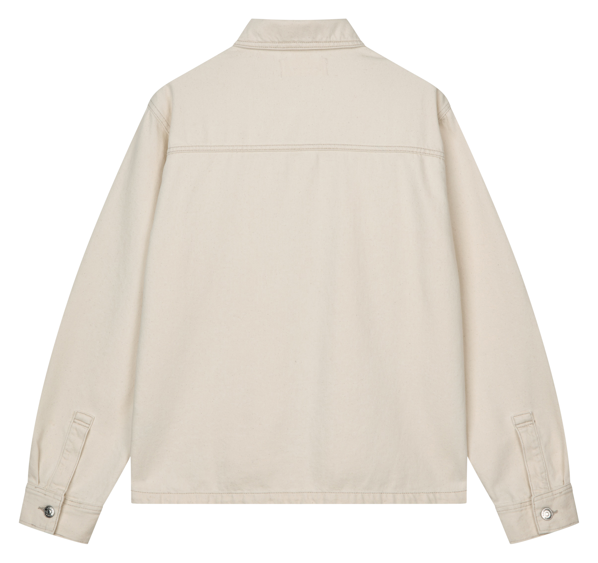 Surchemise col classique en coton bio SAMSOE SAMSOE Blanc