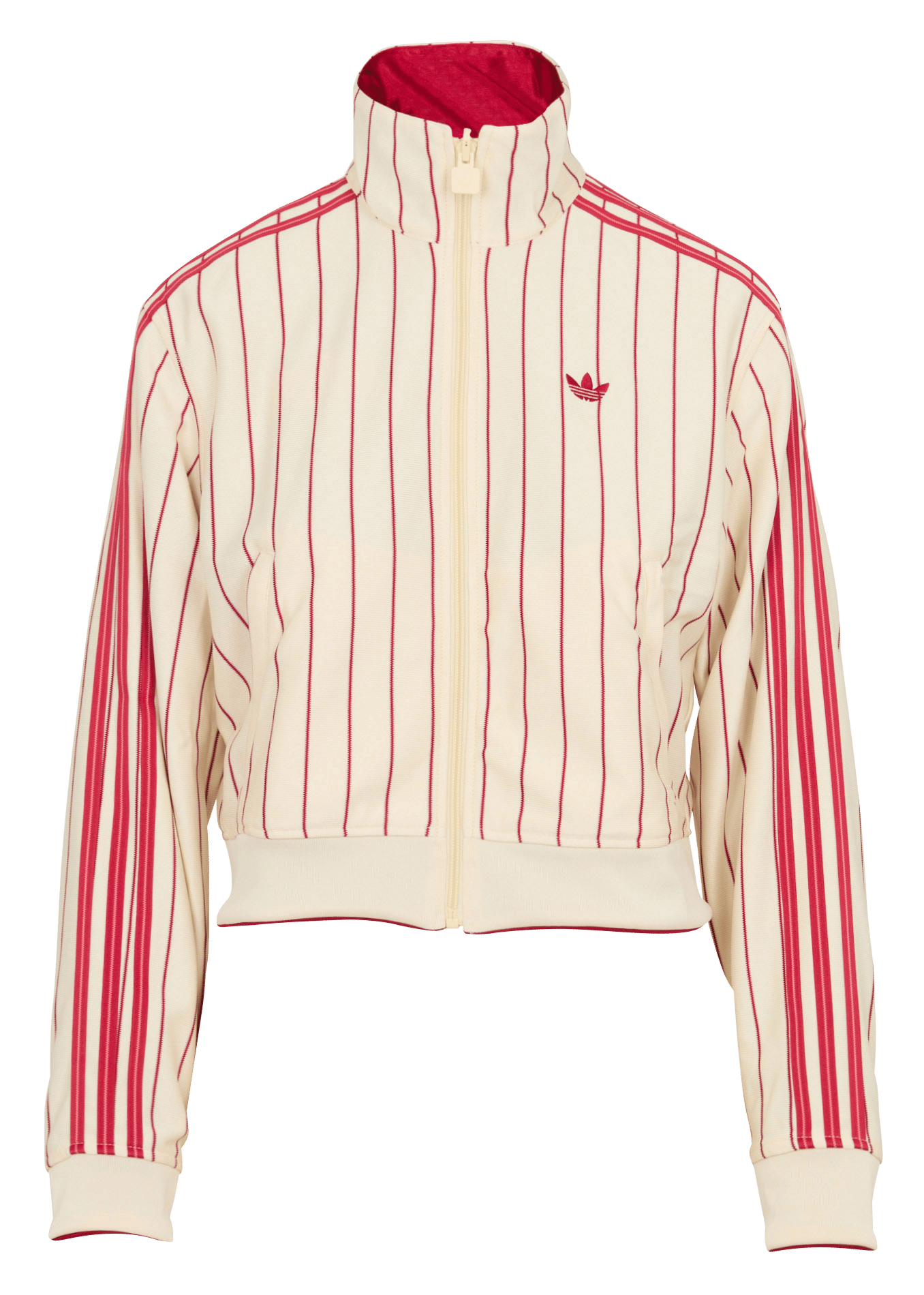 Sweat droit à rayures ADIDAS Blanc