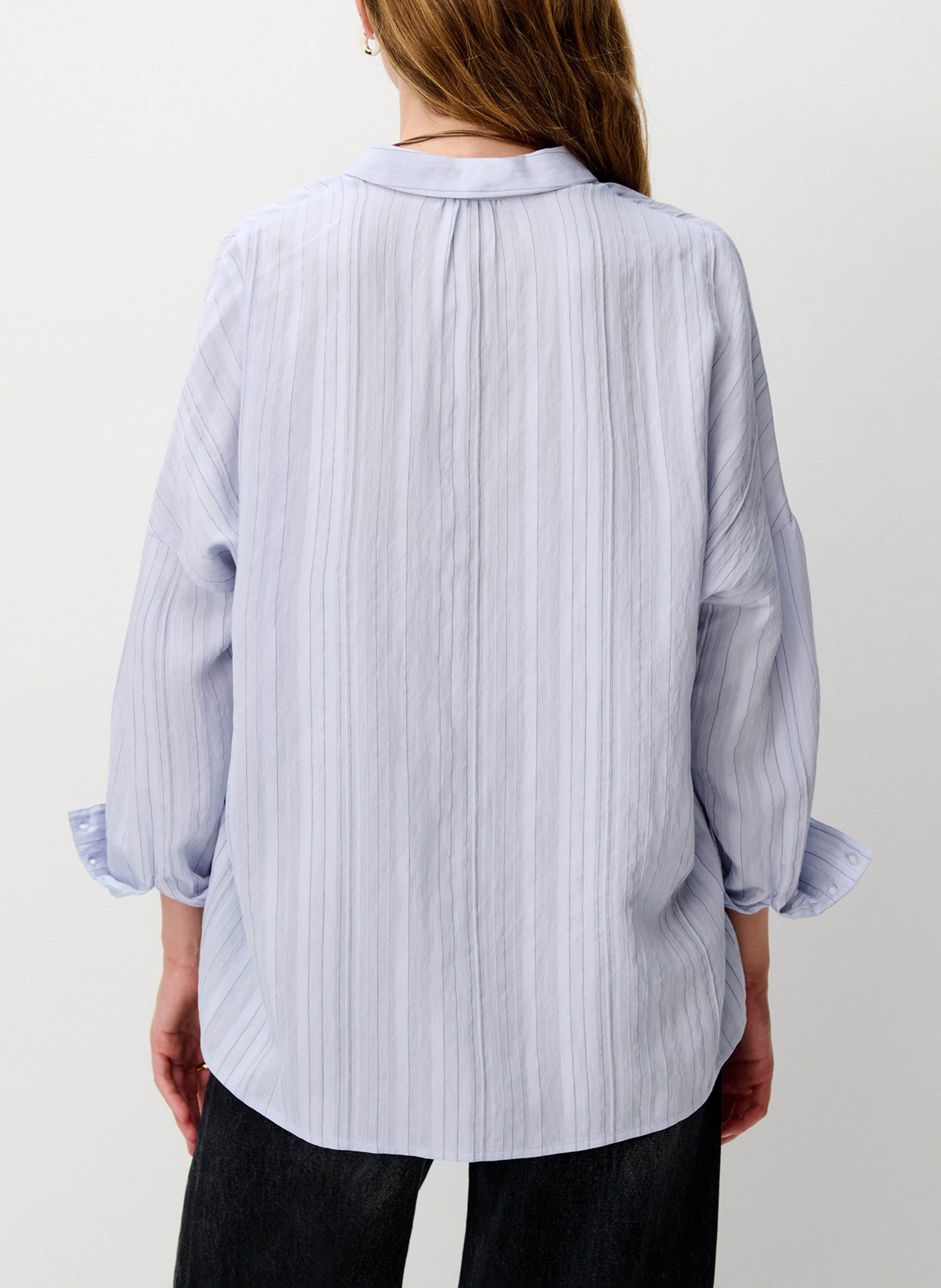 Chemise oversize rayée SESSUN Bleu