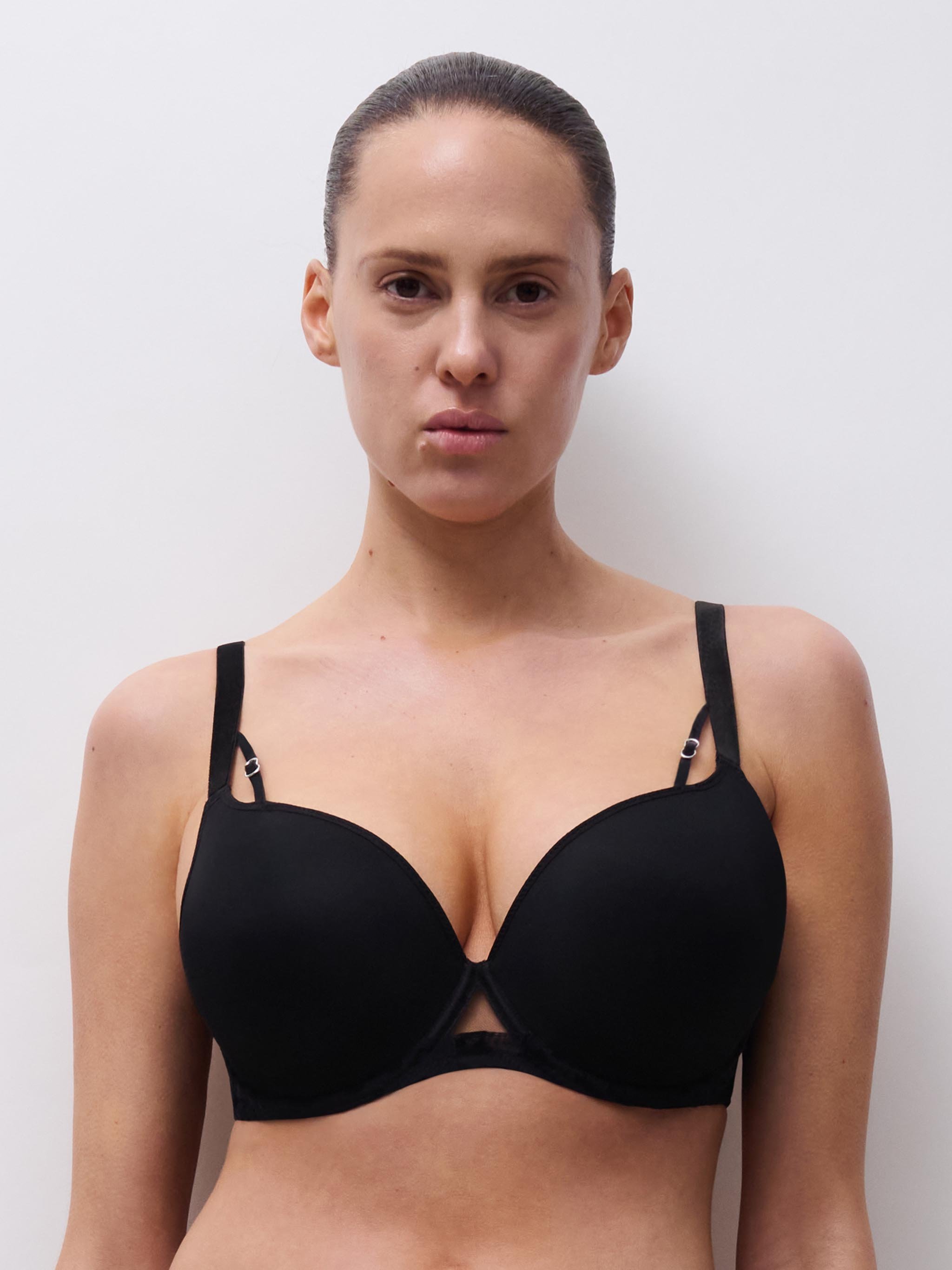 Full-cup spacer bra CHANTELLE PULP Black