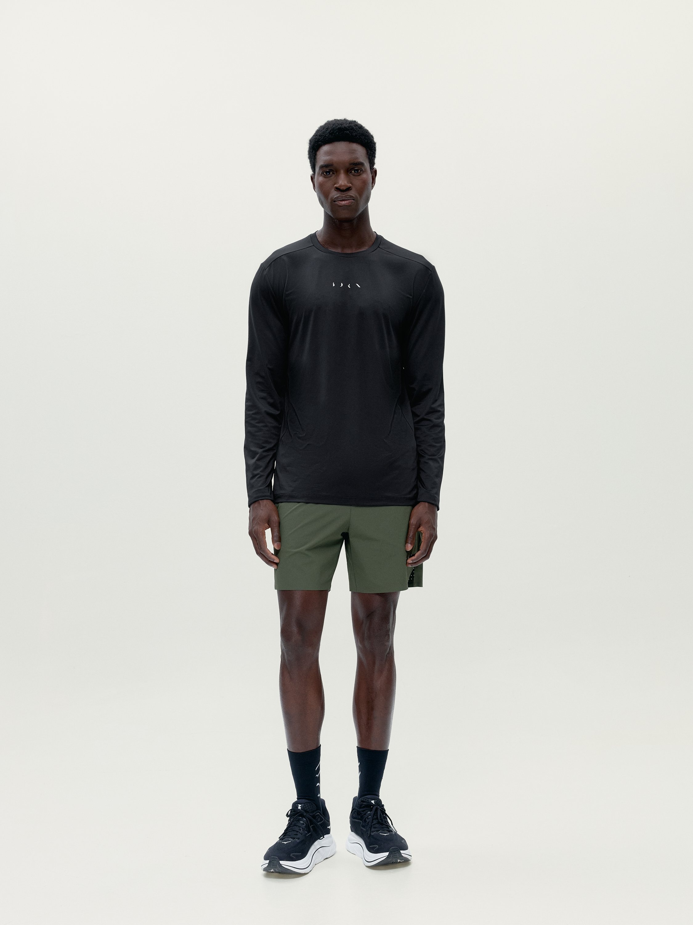 Short men's sports training | Green BORN Men