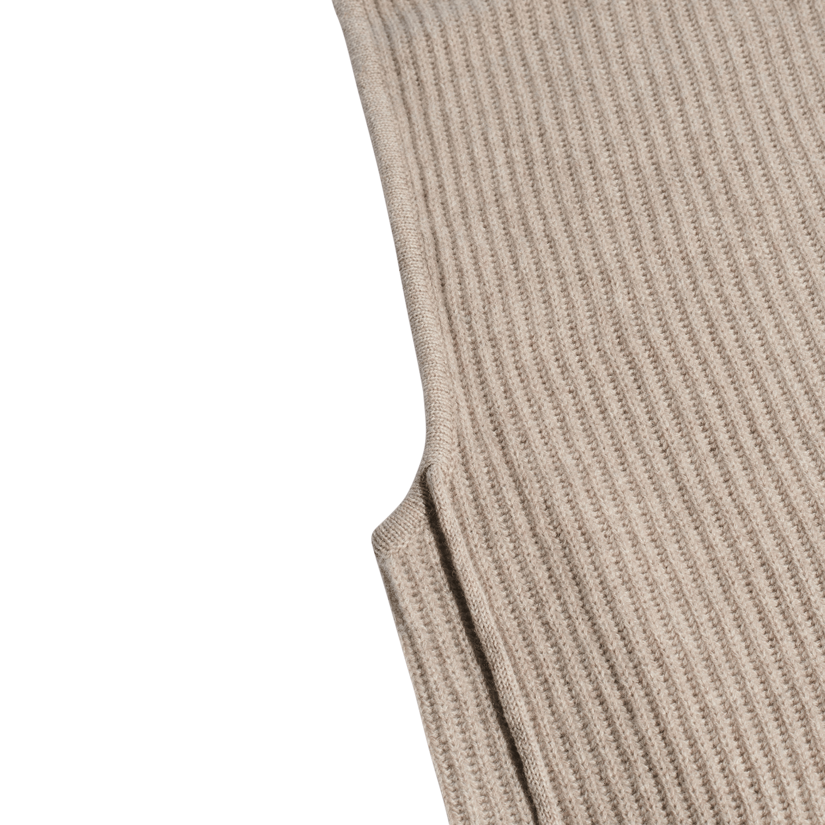 Capuche côtelée en cachemire GERARD DAREL Beige