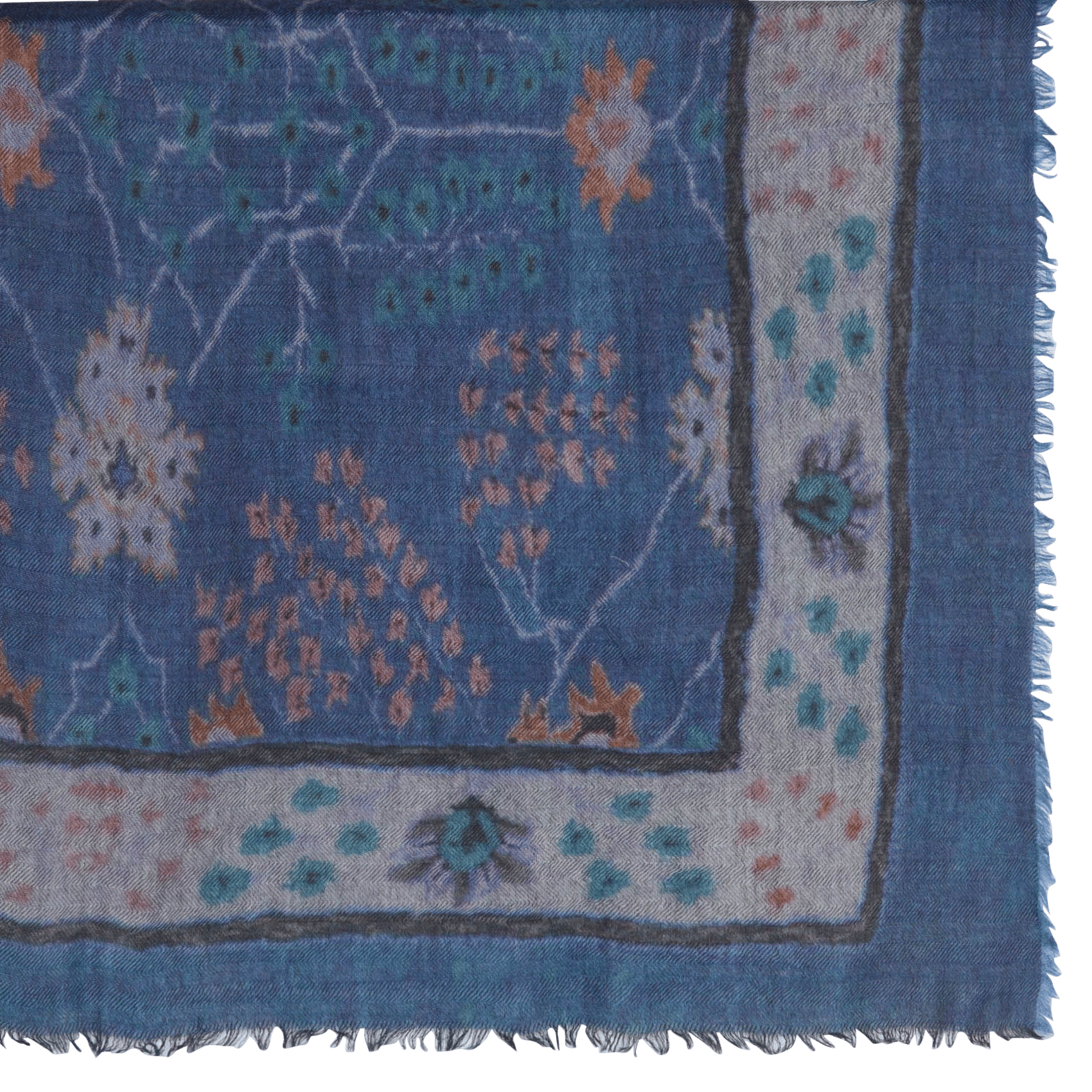 Wool scarf SUD EXPRESS Blue