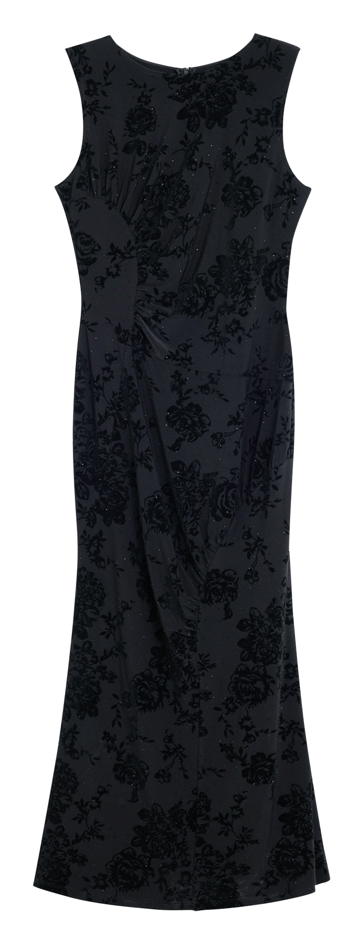 Robe longue sans manches en jacquard DESIGUAL Noir