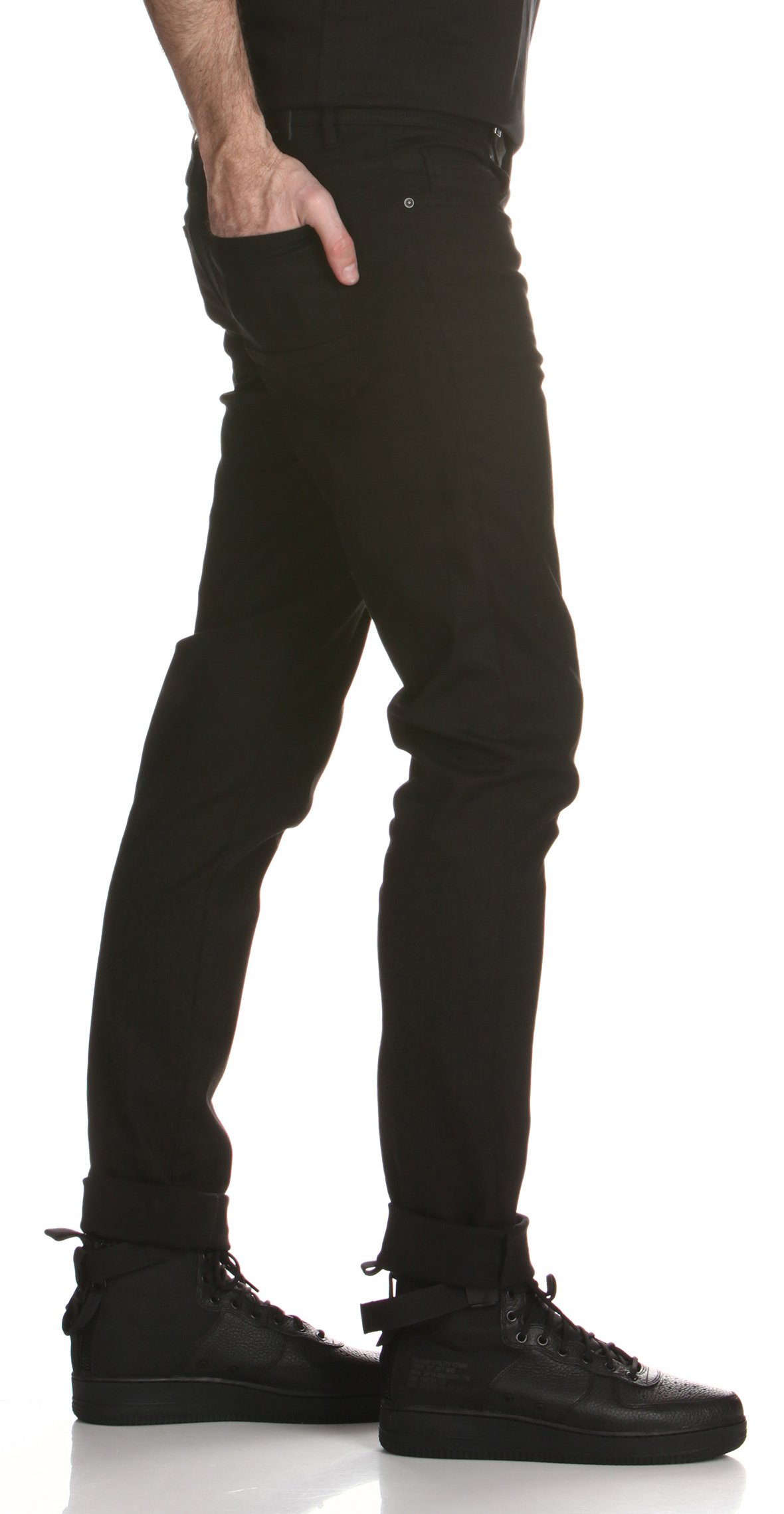 Slim-Fit-Jeans Schwarz