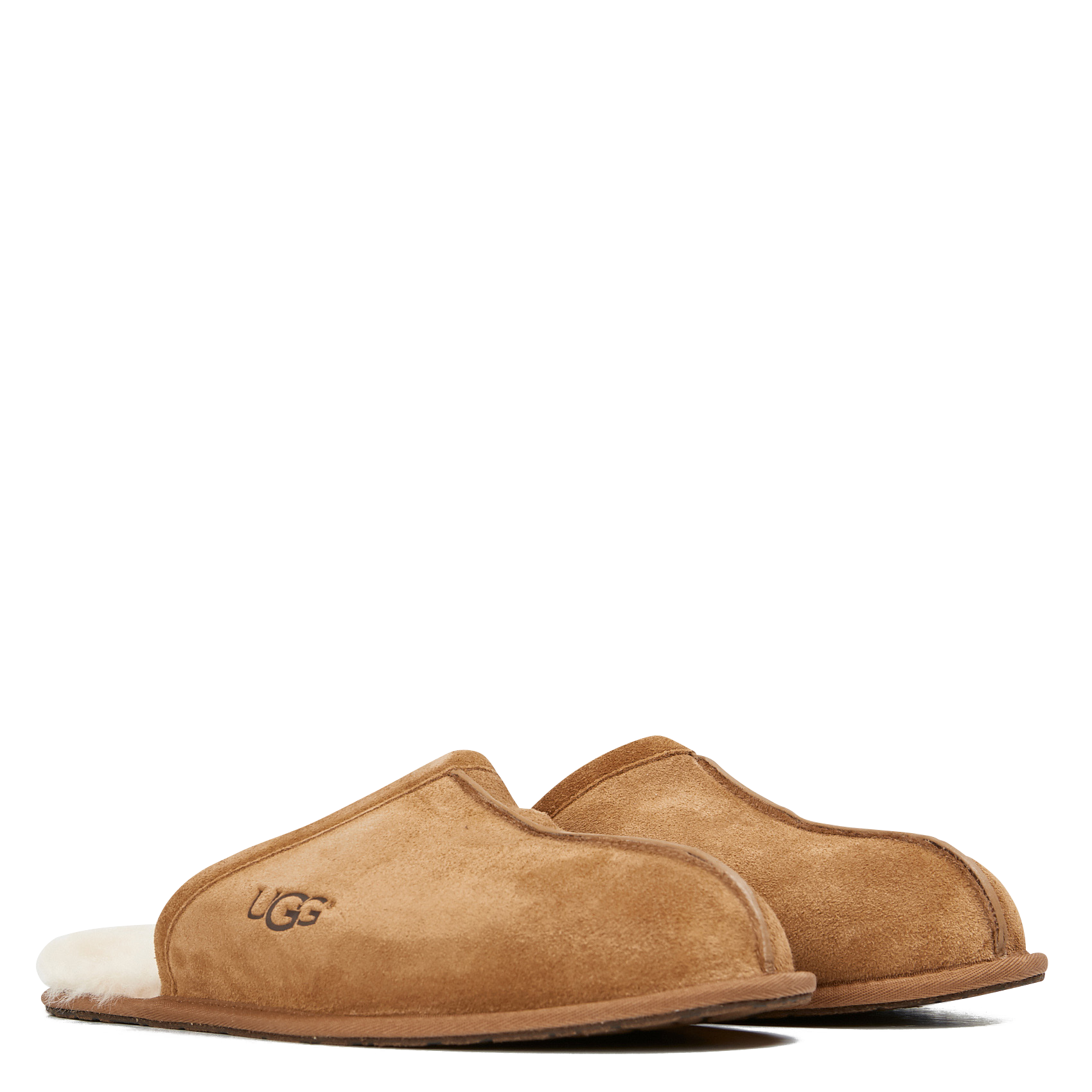 Chaussons en cuir velours UGG Marron