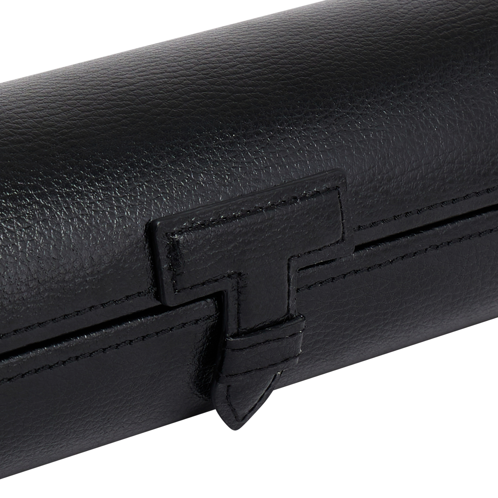 Leren horloge-etui LE TANNEUR Zwart